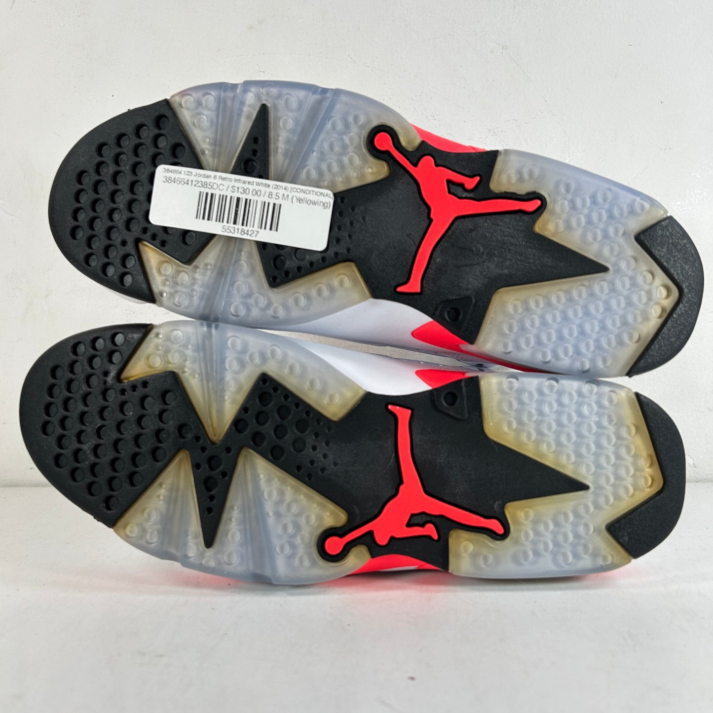 384664 123 Jordan 6 Retro Infrared White (2014) [CONDITIONAL]