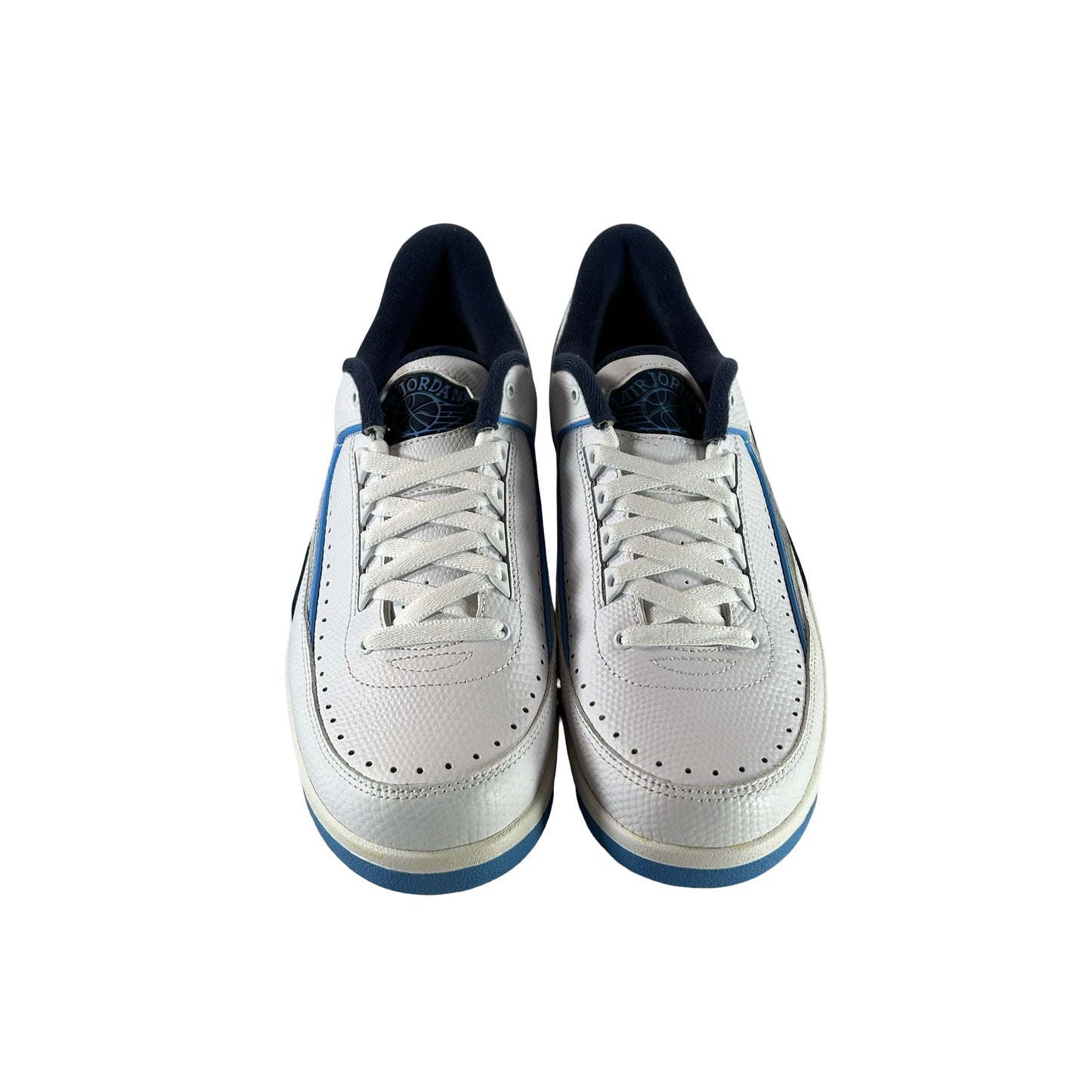 832819 107 Air Jordan 2 Retro Low University Blue (2016) - 10 M (Yellowing)