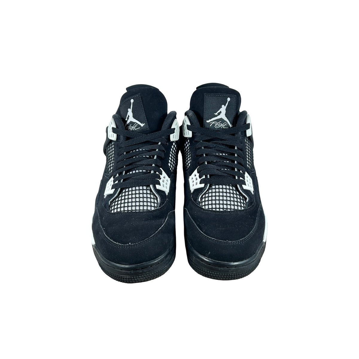FQ8138 001  Jordan 4 Retro White Thunder [USED] - 10 M (Used12)