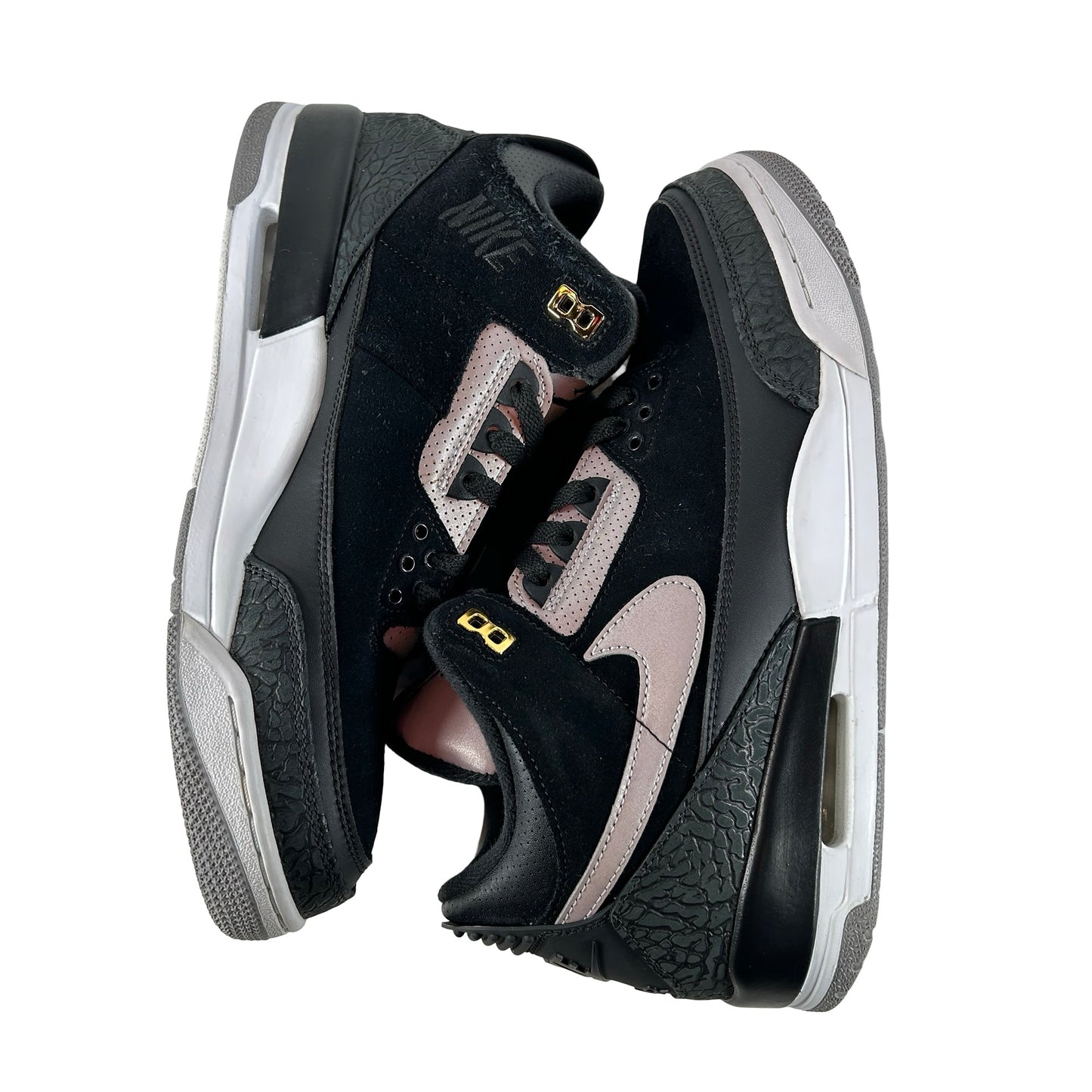 CK4348 007 Jordan 3 Retro Tinker Black Cement Gold [USED] - 11 M (Used)