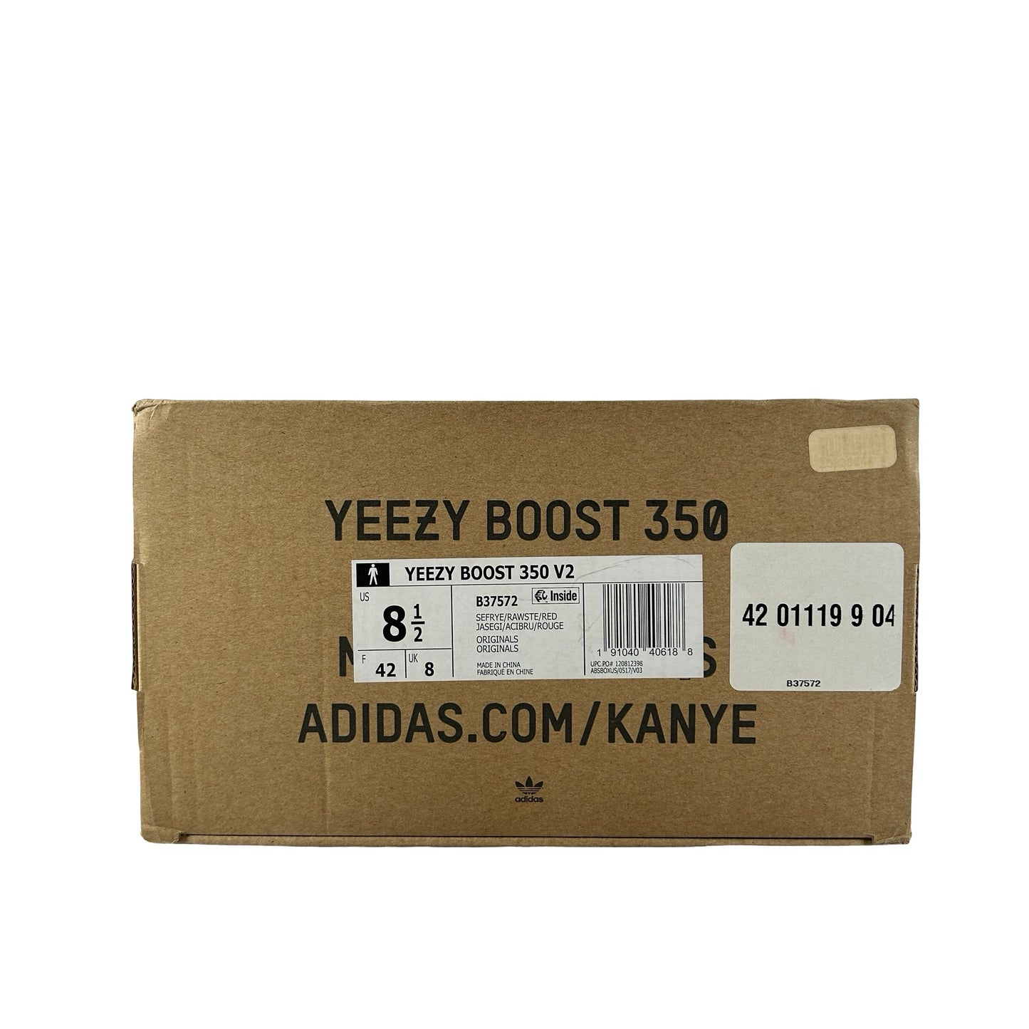 B37572 adidas Yeezy Boost 350 V2 Semi Frozen Yellow [USED] - 8.5 M (Used)