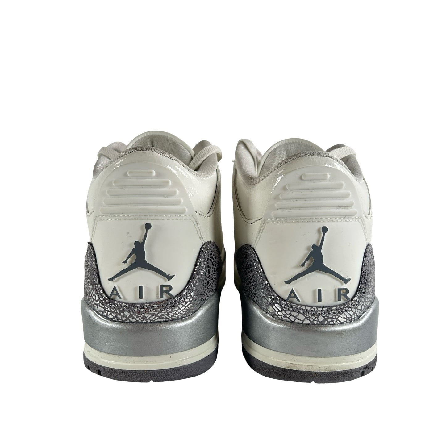 CK9246 100 Jordan 3 Retro Sail Cement Grey (W) [USED] - 11 W (Used)