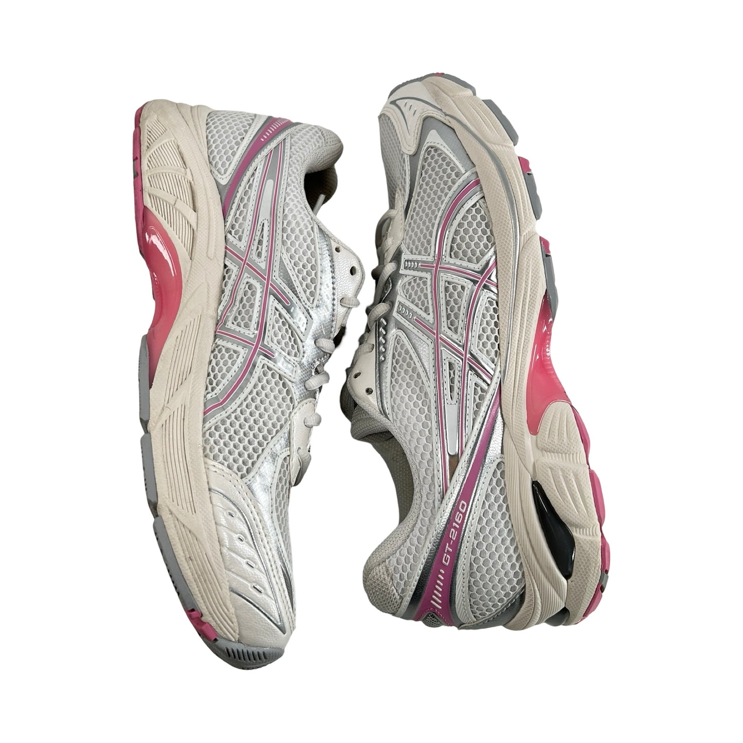 1203A275 107 ASICS GT-2160 White Sweet Pink [USED] - 9 M (Used)