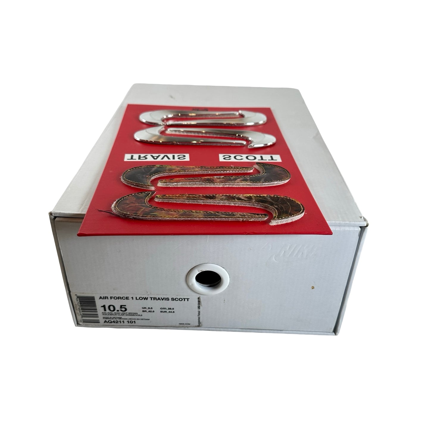 AQ4211 101 Nike Air Force 1 Low Travis Scott Sail [USED] - 10.5 M (Used)