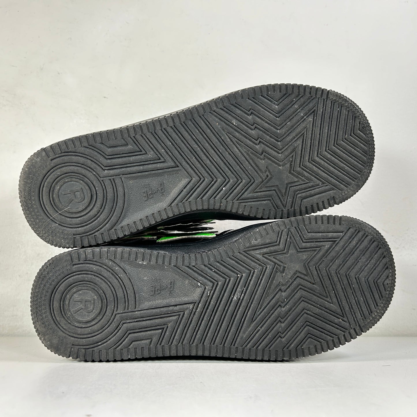 1G23191912 BLK A Bathing Ape Bape Sta Low Weeknd XO Black [USED] - 9 M (Used)