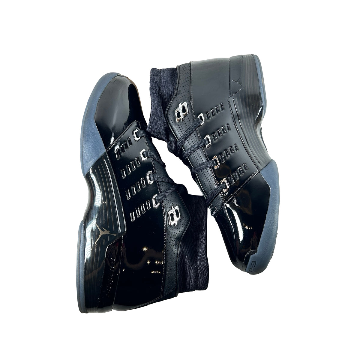 IV7640 001 Air Jordan 17 Low Black Patent [USED] - 11 M (Used)