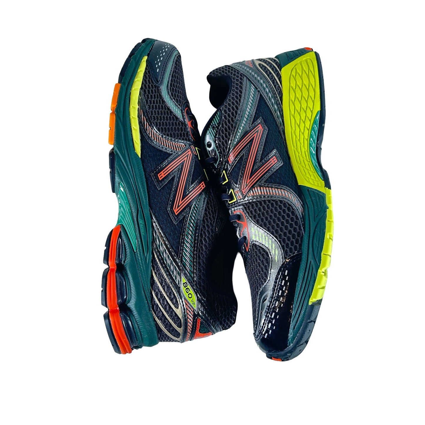 U8602D8 New Balance 860v2 Aime Leon Dore Black Green [USED] - 12 M (Used)