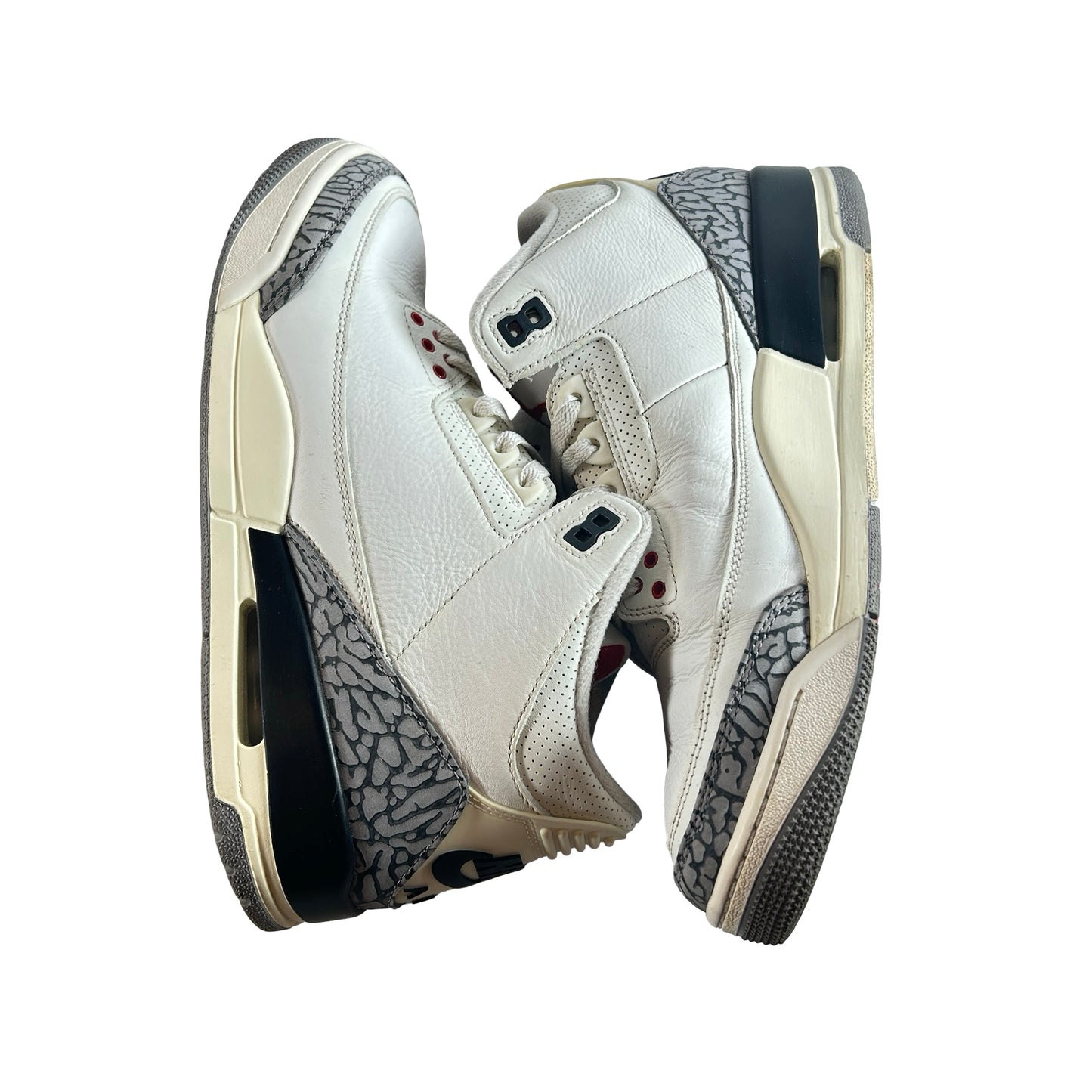 DN3707 100 Jordan 3 Retro White Cement Reimagined [USED] - 10.5 M (Used35)