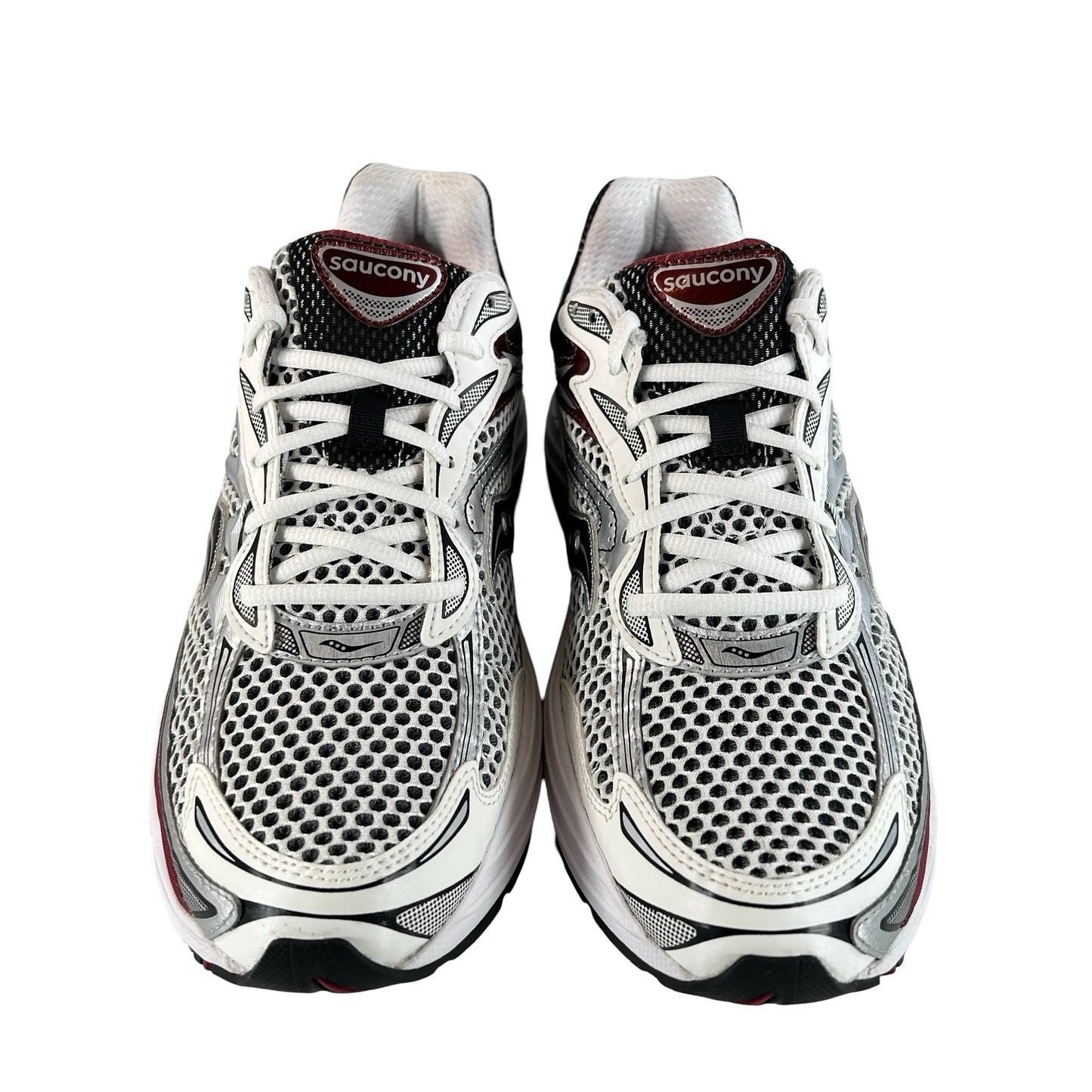 S70739-1 Saucony ProGrid Omni 9 OG White Silver Red [USED] - 11.5 M (Used)