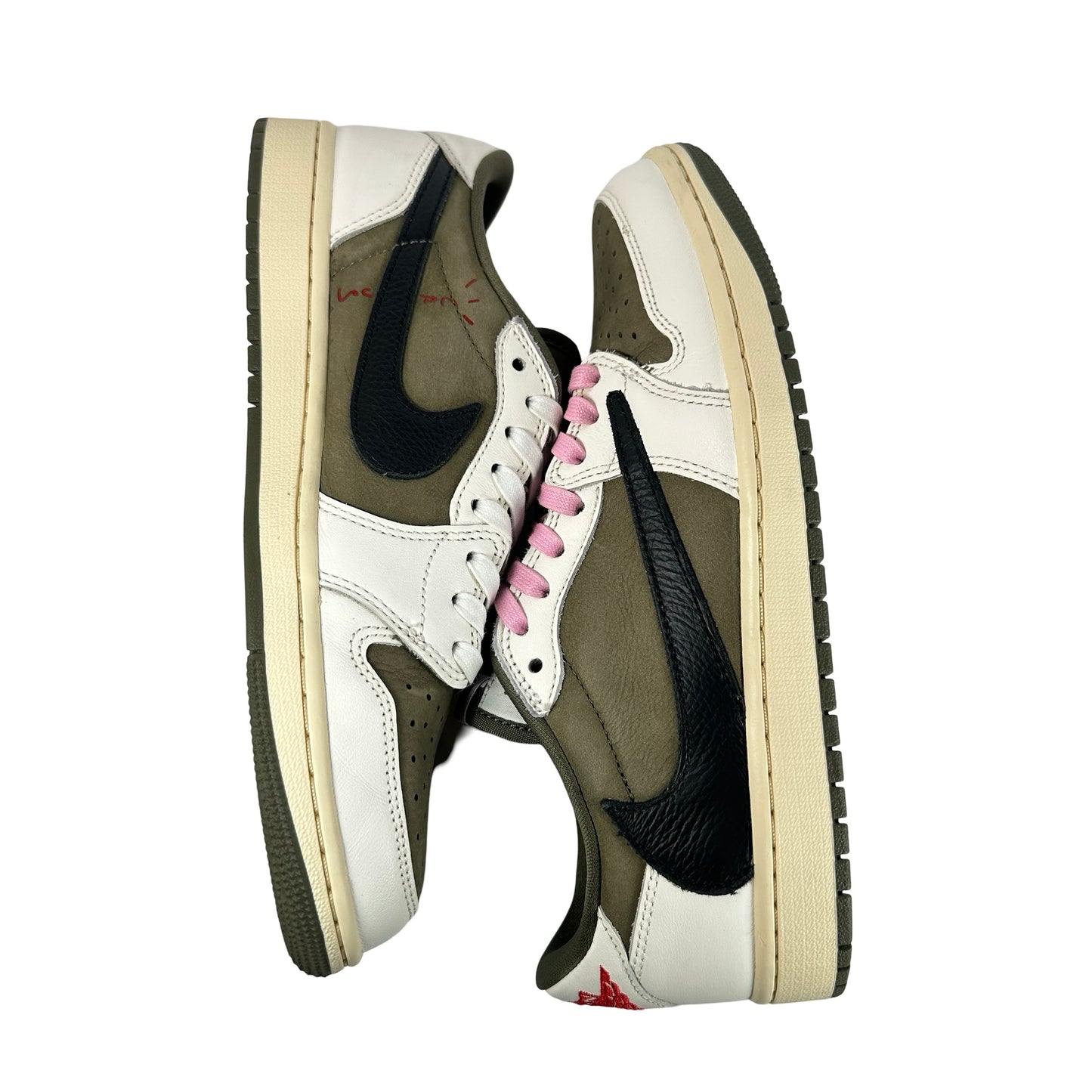 DM7866 200 Jordan 1 Retro Low OG SP Travis Scott Medium Olive [USED] - 8.5 (Used)
