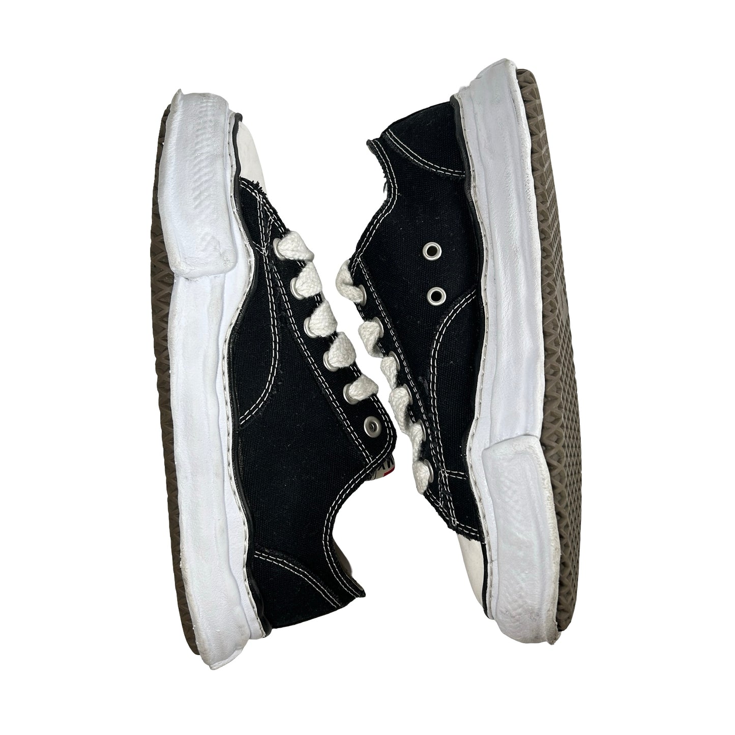 A01FW702 BLK Maison Mihara Yasuhiro Peterson OG Sole Canvas Low Black [USED] - 42 EU (Used2)