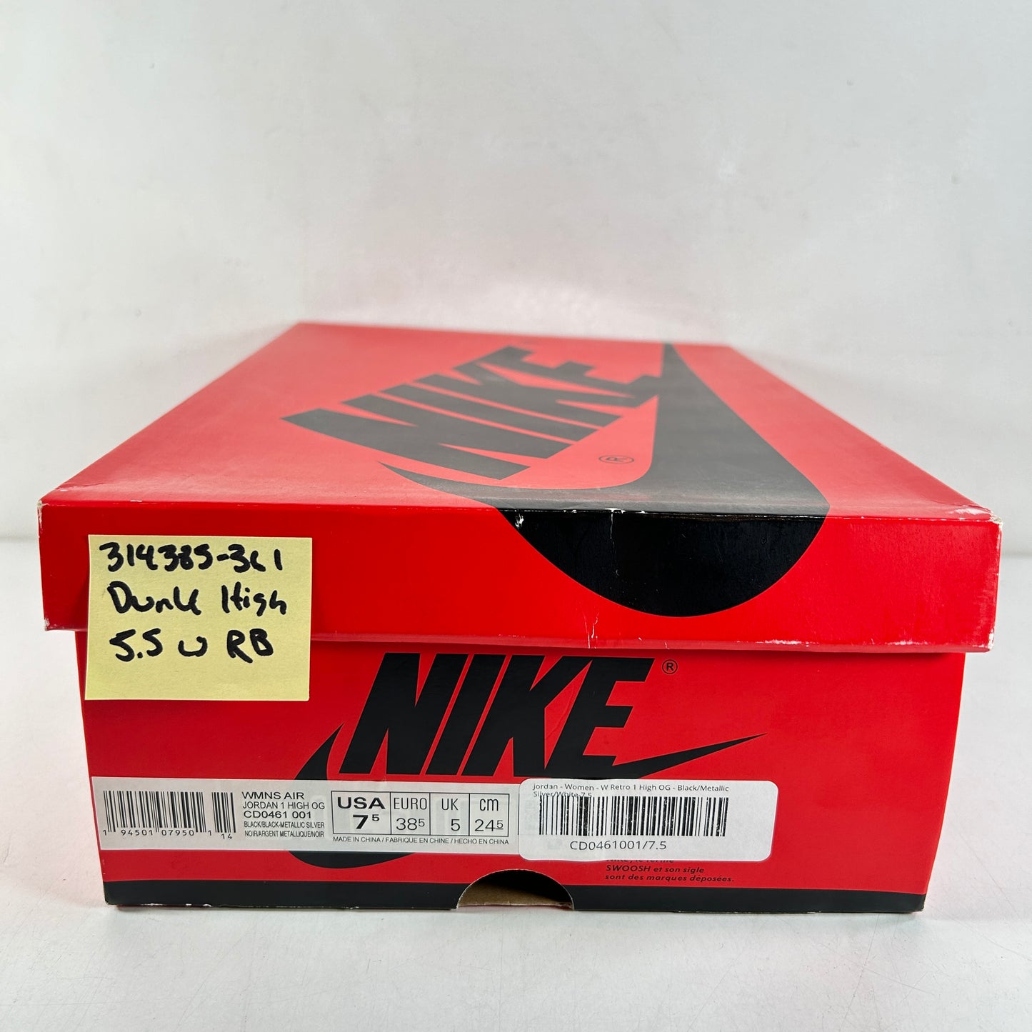 314385 361 Nike SB Dunk High Nori Desert Bloom Salmon Pink Floral [USED] - 5.5 M (Used) (Replace Box)