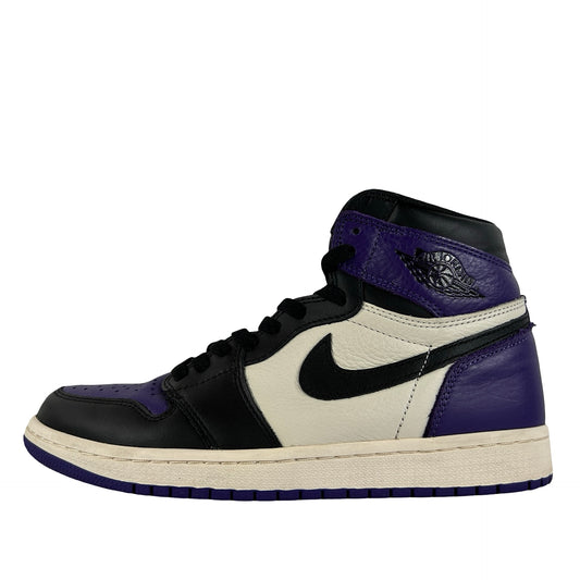 555088 501 Jordan 1 Court Purple [USED] - 8 M (Used) (Replace Box)