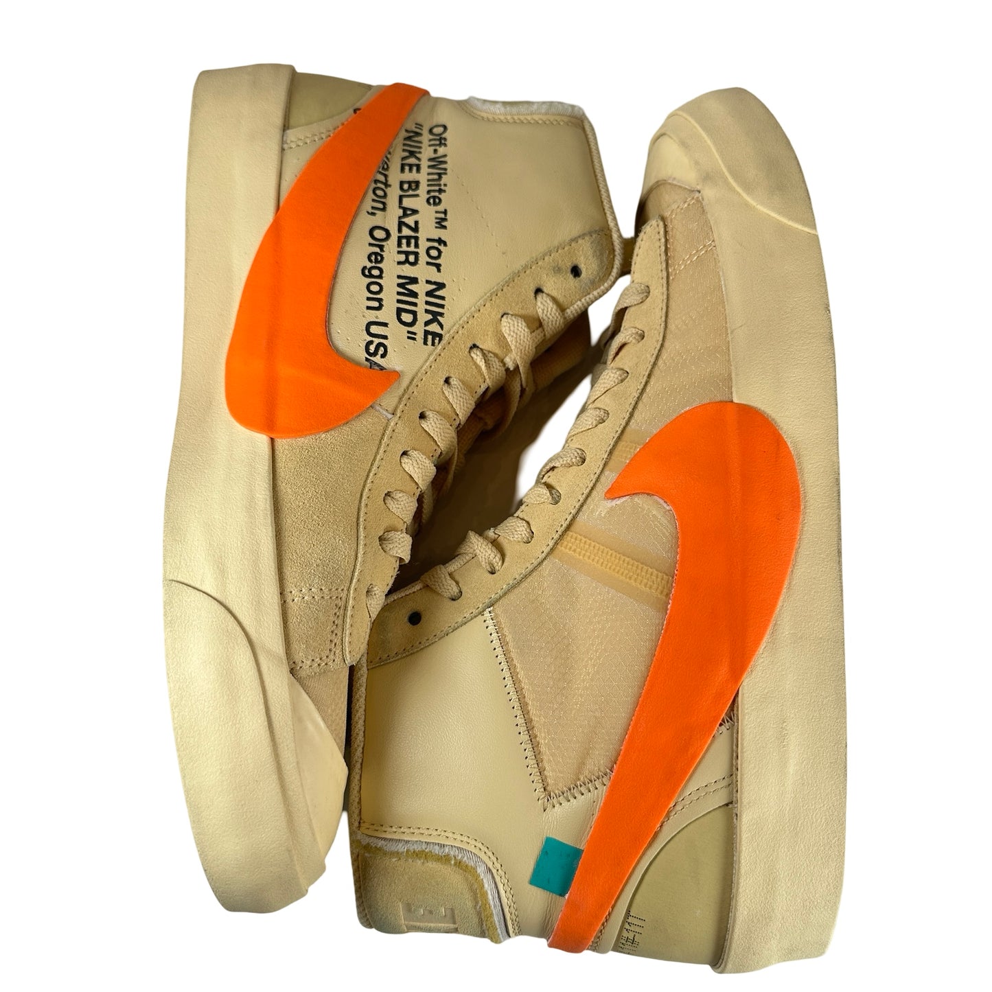 AA3832 700 Nike Blazer Blanco roto Naranja