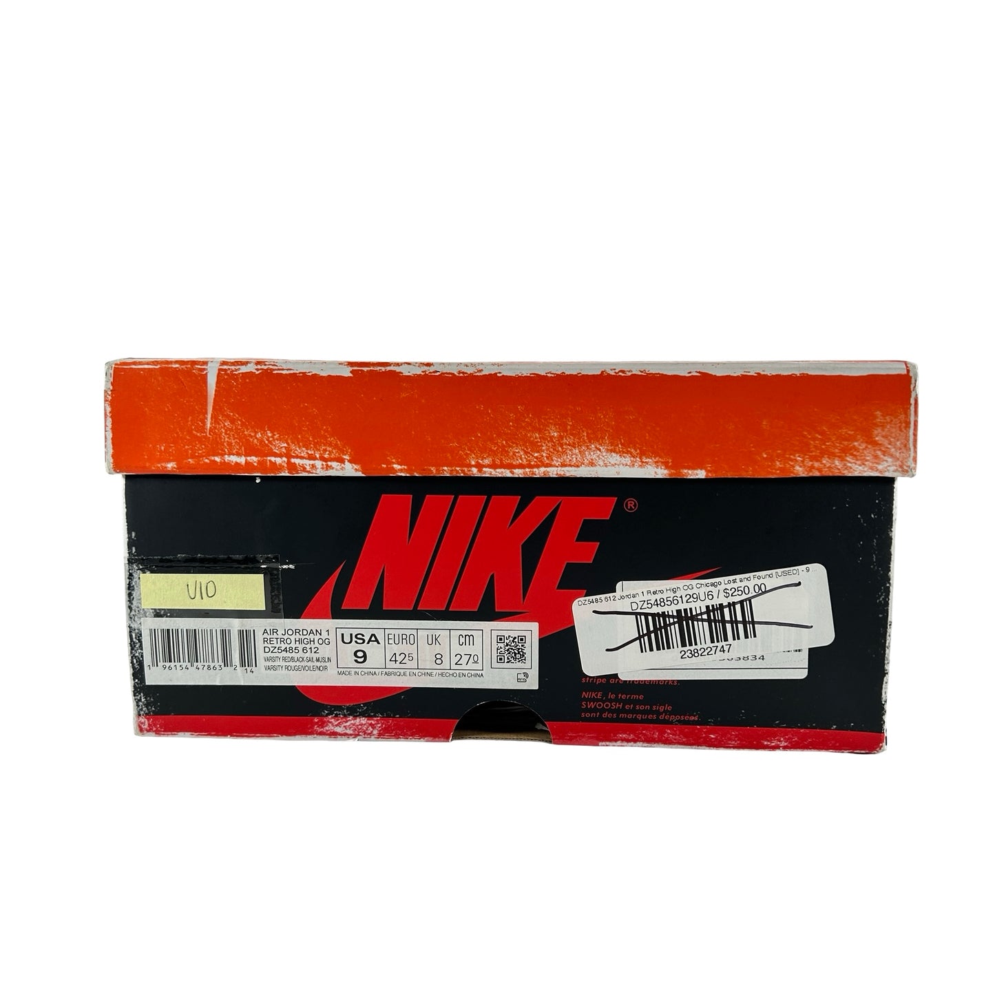 DZ5485 612 Jordan 1 Retro High OG Chicago Lost and Found [USED] - 9 M (Used10)