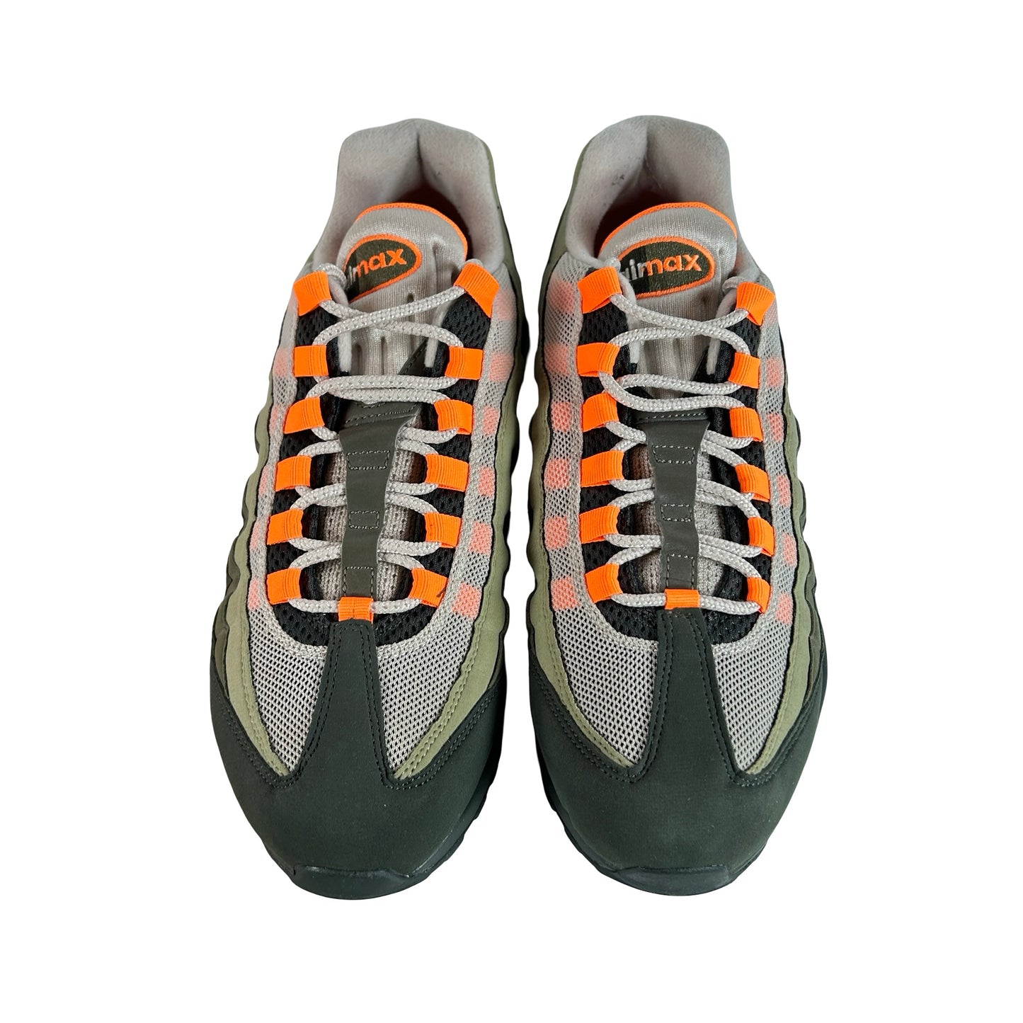 AT2865 200 Nike Air Max 95 OG Neutral Olive Total Orange [USED] - 11 M (Used)