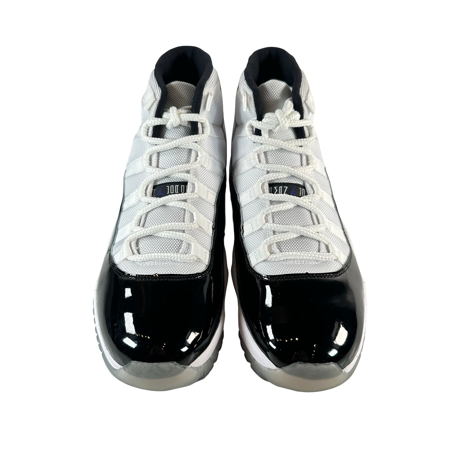 378037 100 Jordan 11 Concord - 10.5 M (Yellowing) (Damaged Box)