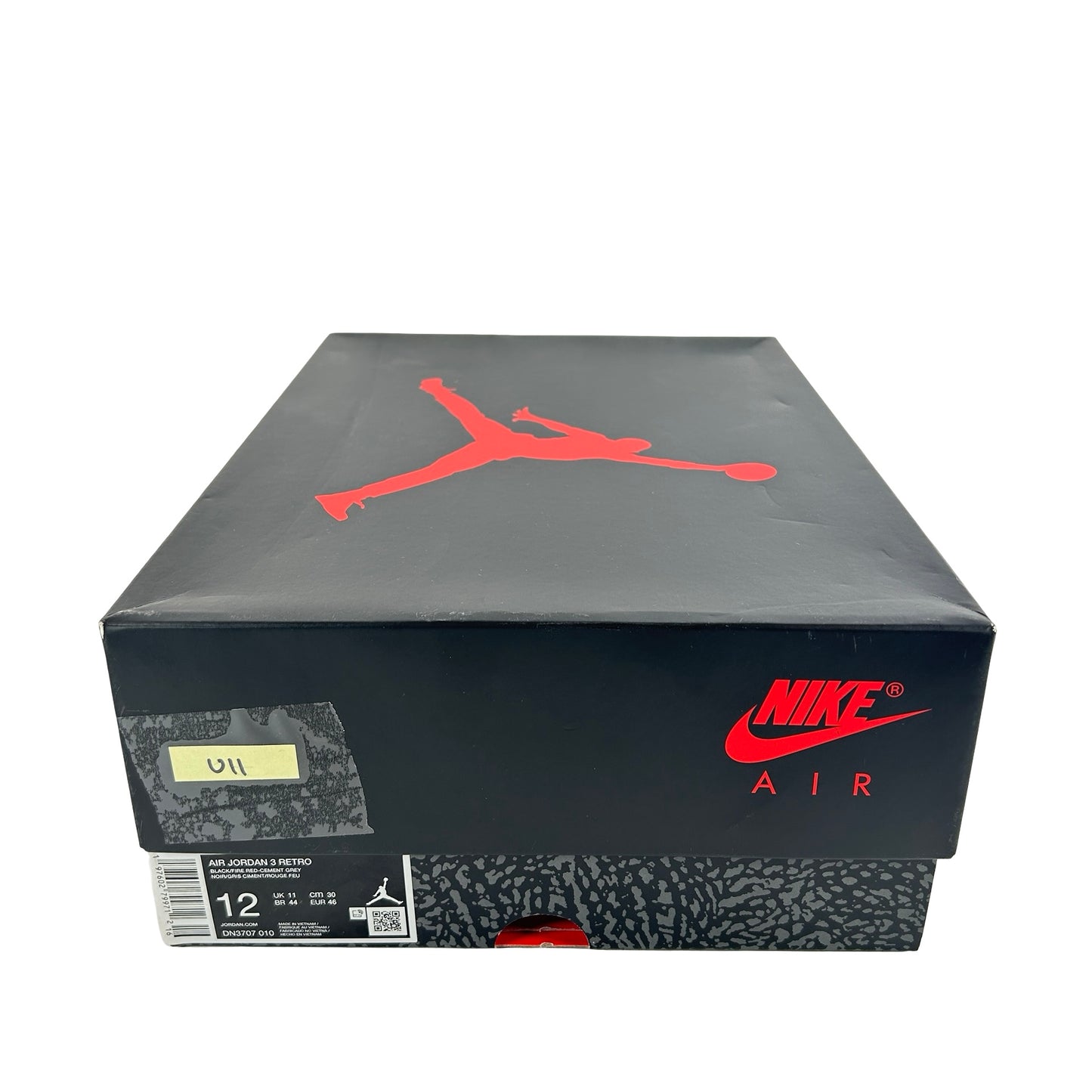 DN3707 010 Jordan 3 Retro Black Cement Reimagined (2024) [USED] - 12 M (Used11)