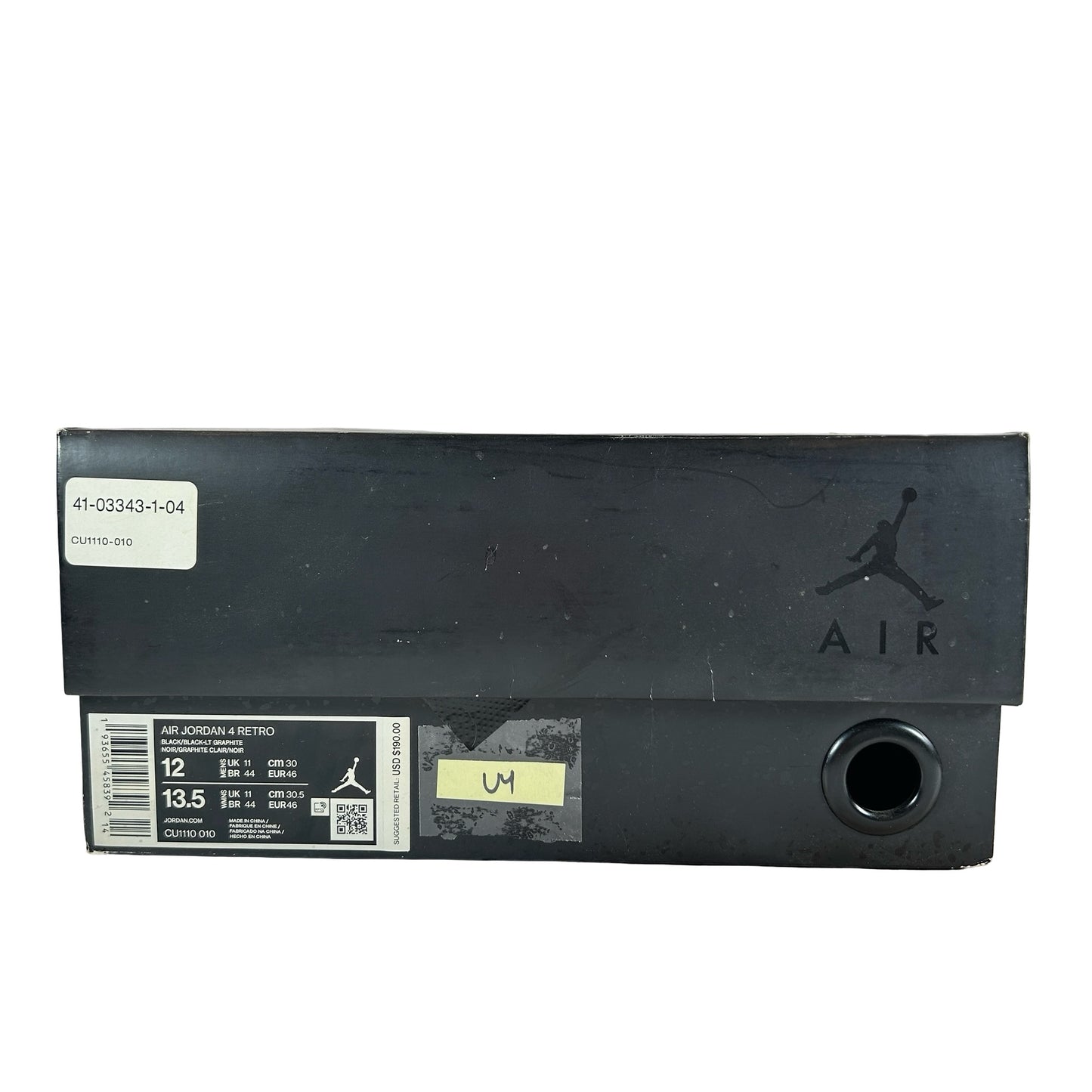 CU1110 010 Jordan 4 Black Cat 2020 [USED] - 12 M (Used4)