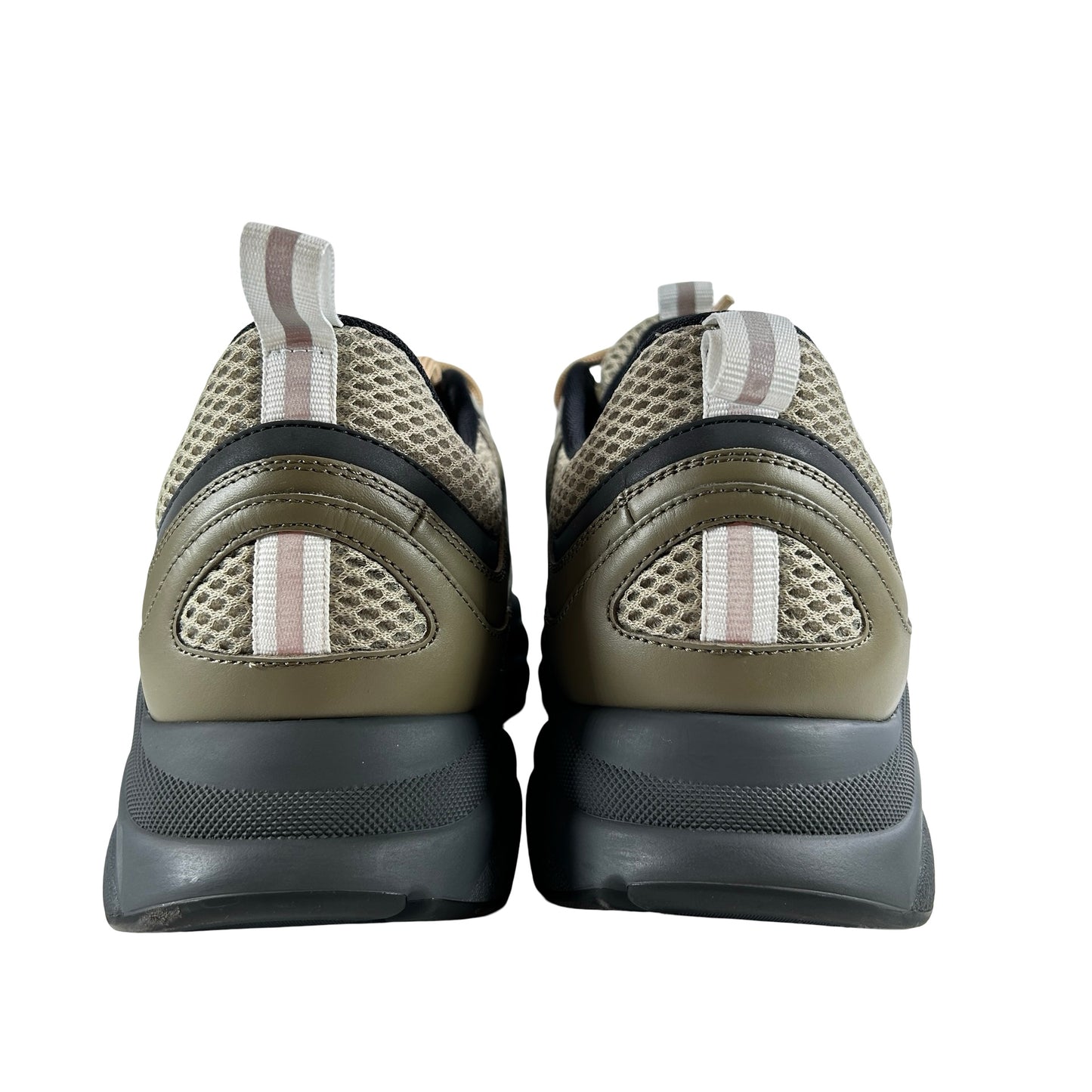3SN231ZHMH630 Dior B22 Khaki Black Calfskin [USED] - 42 (VNDS)