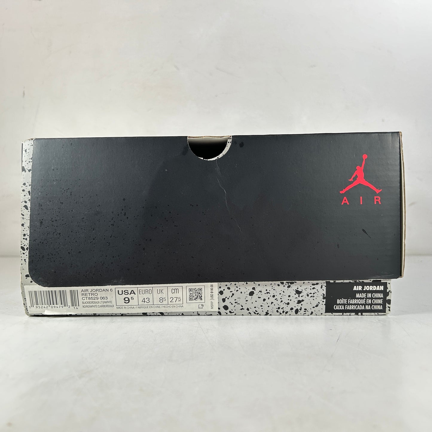 CT8529 063 Jordan 6 Retro Burdeos