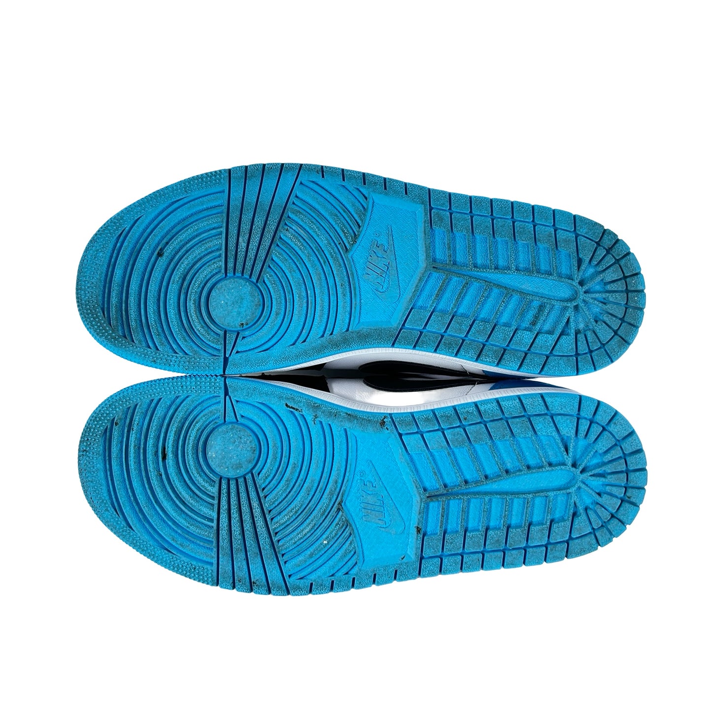 CZ0790 104 Jordan 1 Retro Low OG Black Dark Powder Blue [USED] - 8.5 M (Used2) (No Box2)