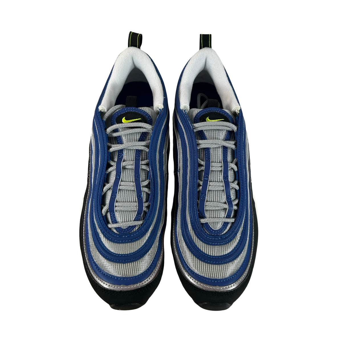 DM0028 400 Nike Air Max 97 OG Atlantic Blue Voltage Yellow - 10 M (Yellowing)