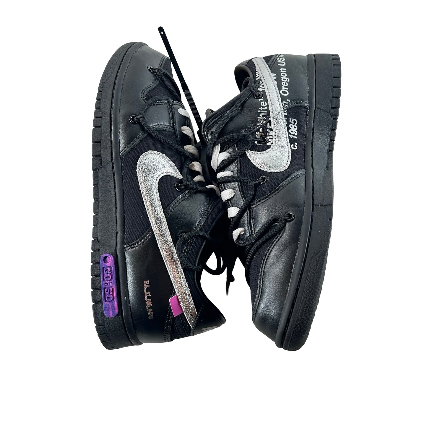 DM1602 001 Nike Dunk Low Off-White Lot 50 [USED] - 9 M (Used2)
