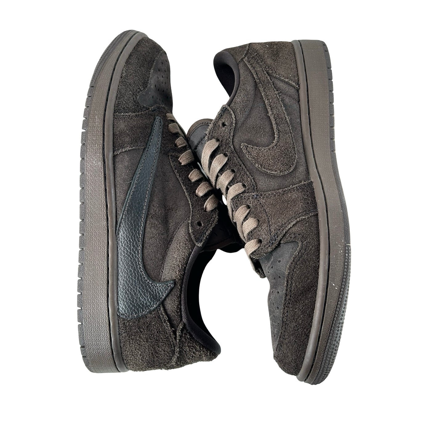 DM7866 202 Jordan 1 Retro Low OG SP Travis Scott Velvet Brown [USED] - 9.5 (Used10)