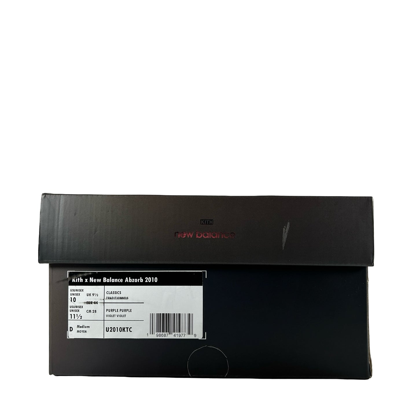 U2010KTC New Balance 2010 Kith Purple Black [USED] - 10 M (Used)