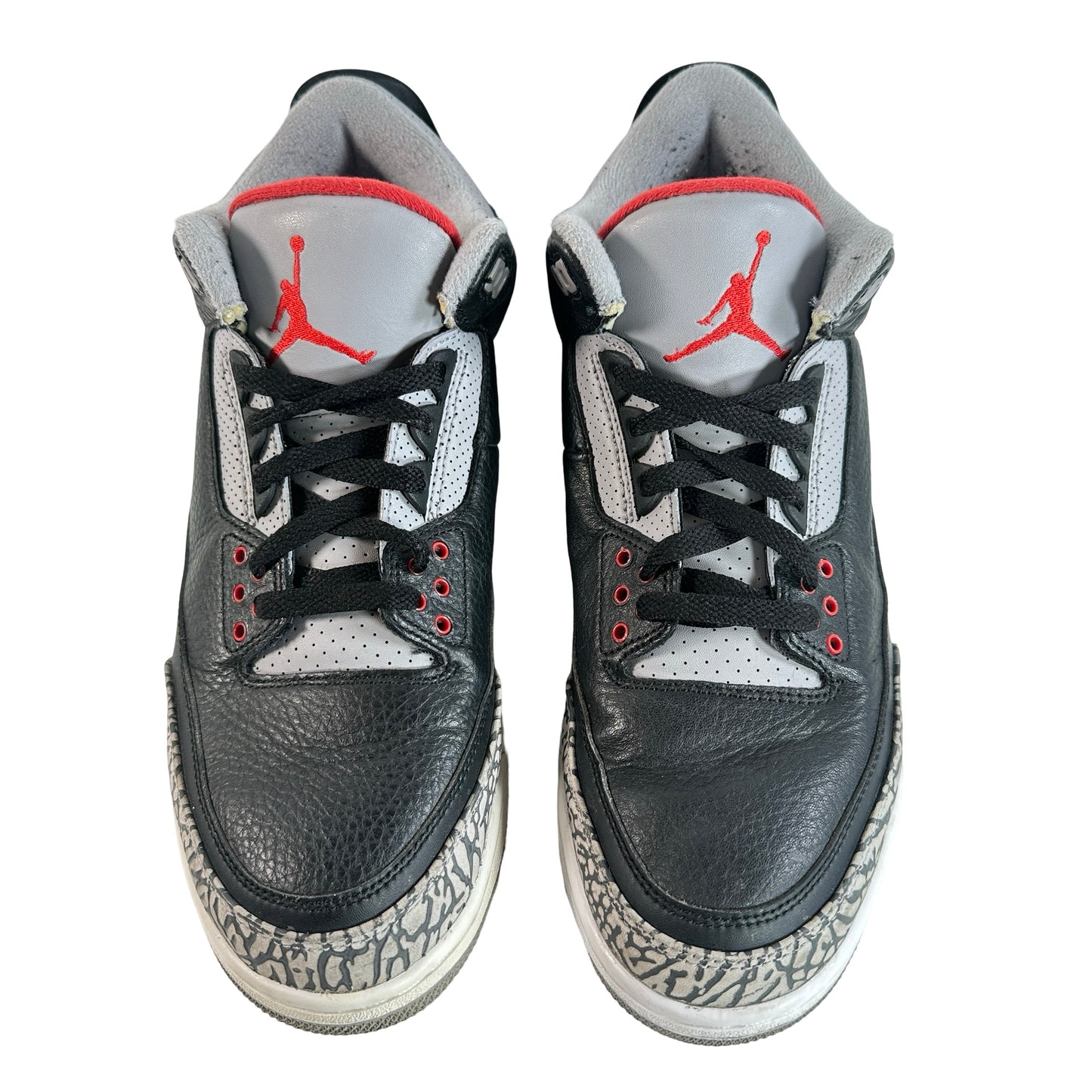 854262 001 Jordan 3 Black Cement 2018 [USED] - 10.5 M (Used) (No Box4)