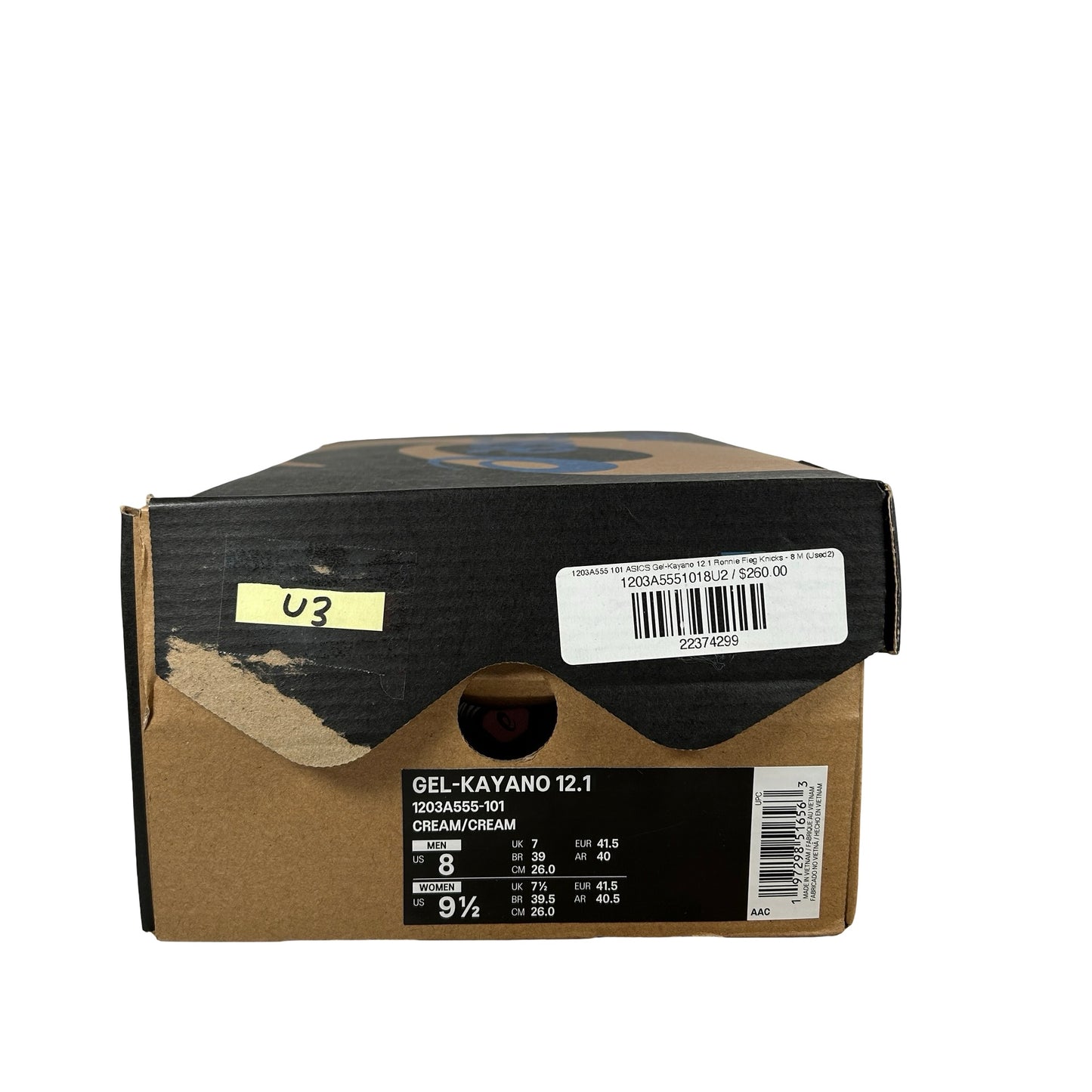 1203A555 101 ASICS Gel-Kayano 12.1 Ronnie Fieg Knicks - 8 M (Used3)