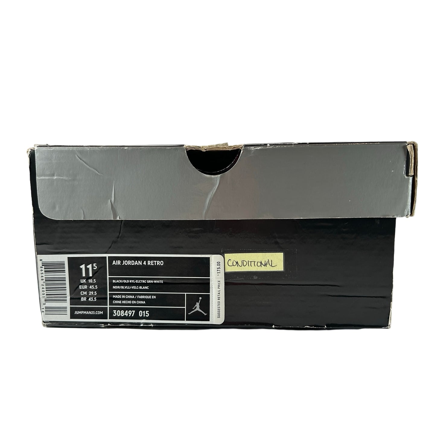 308497 015 Jordan 4 Doernbecher [CONDITIONAL] - 11.5 M (Yellowing) (Aged Midsoles) (Damaged Box)