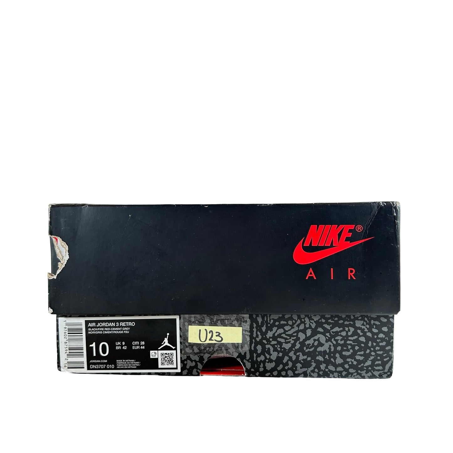 DN3707 010 Jordan 3 Retro Black Cement Reimagined (2024) [USED] - 10 M (Used23)