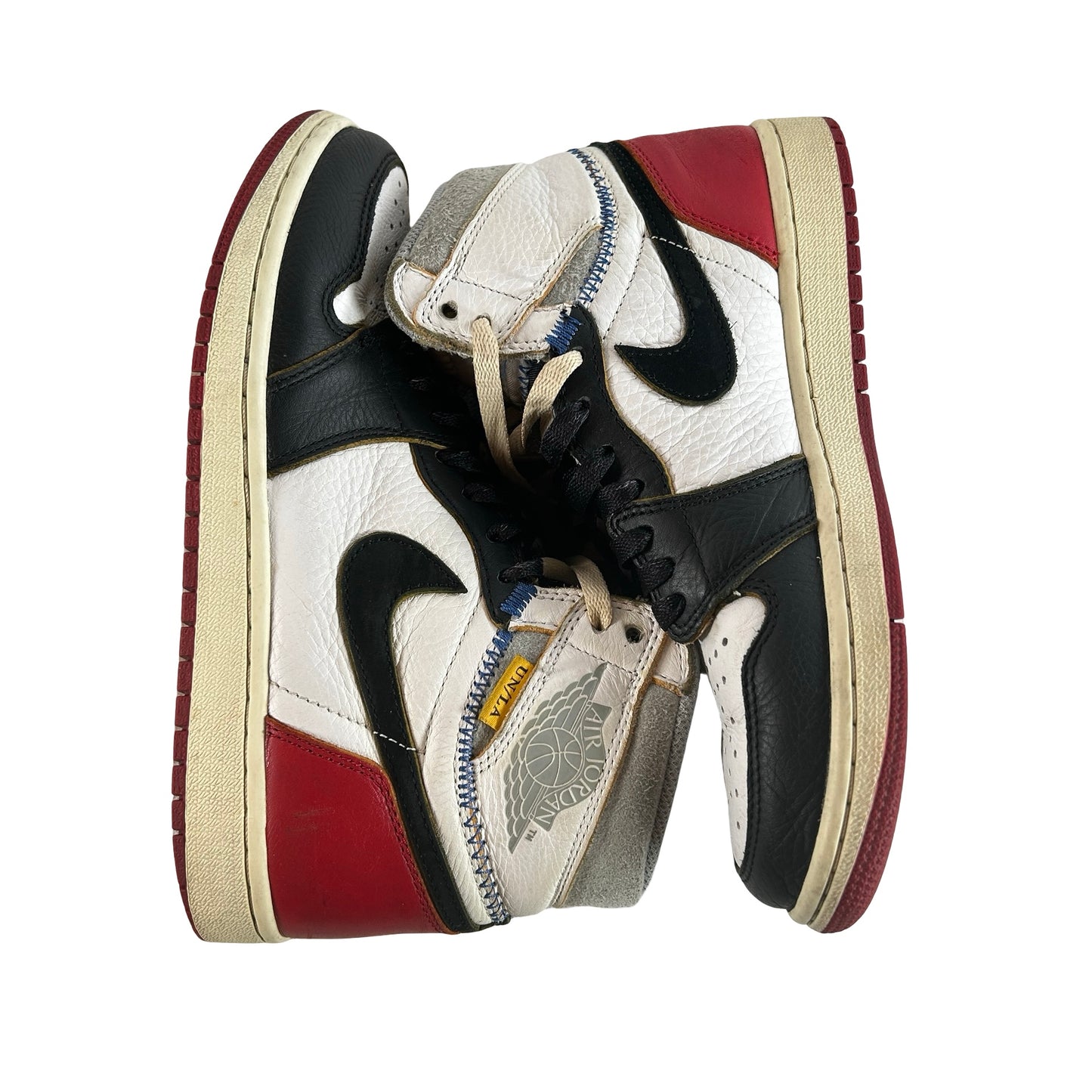 BV1300 106 Jordan 1 Union Black Toe [USED] - 7 M (Used)