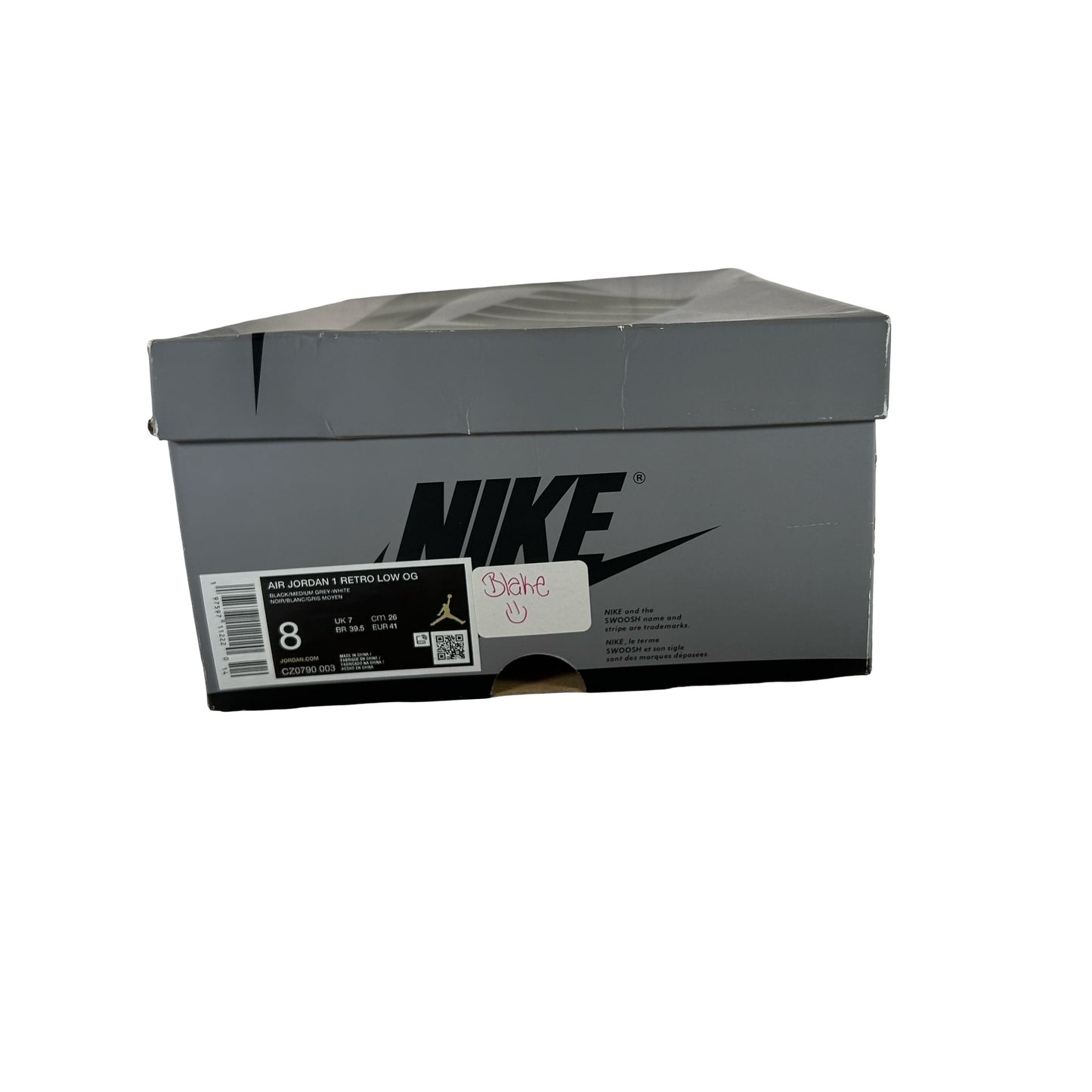 CZ0790 003 Jordan 1 Low OG Shadow (2024) [USED] - 8 M (Used)