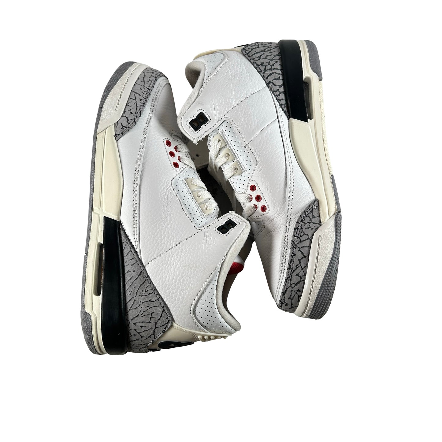 DM0967 100 Jordan 3 Retro White Cement Reimagined (GS) [USED] - 7 Y (Used9)