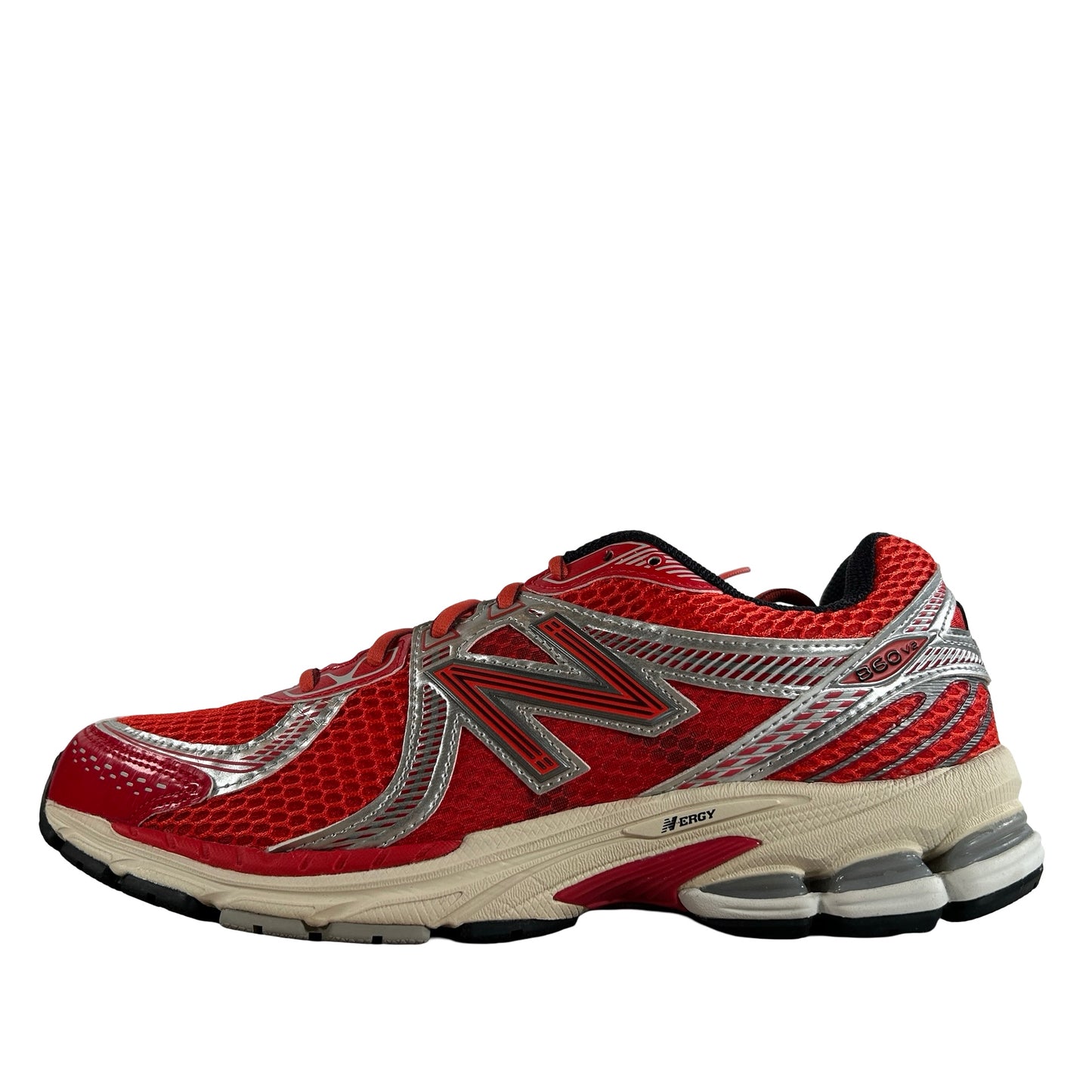 ML860DD2 New Balance 860v2 Aimé Leon Dore Red Grey [USED] - 10 M (Used)