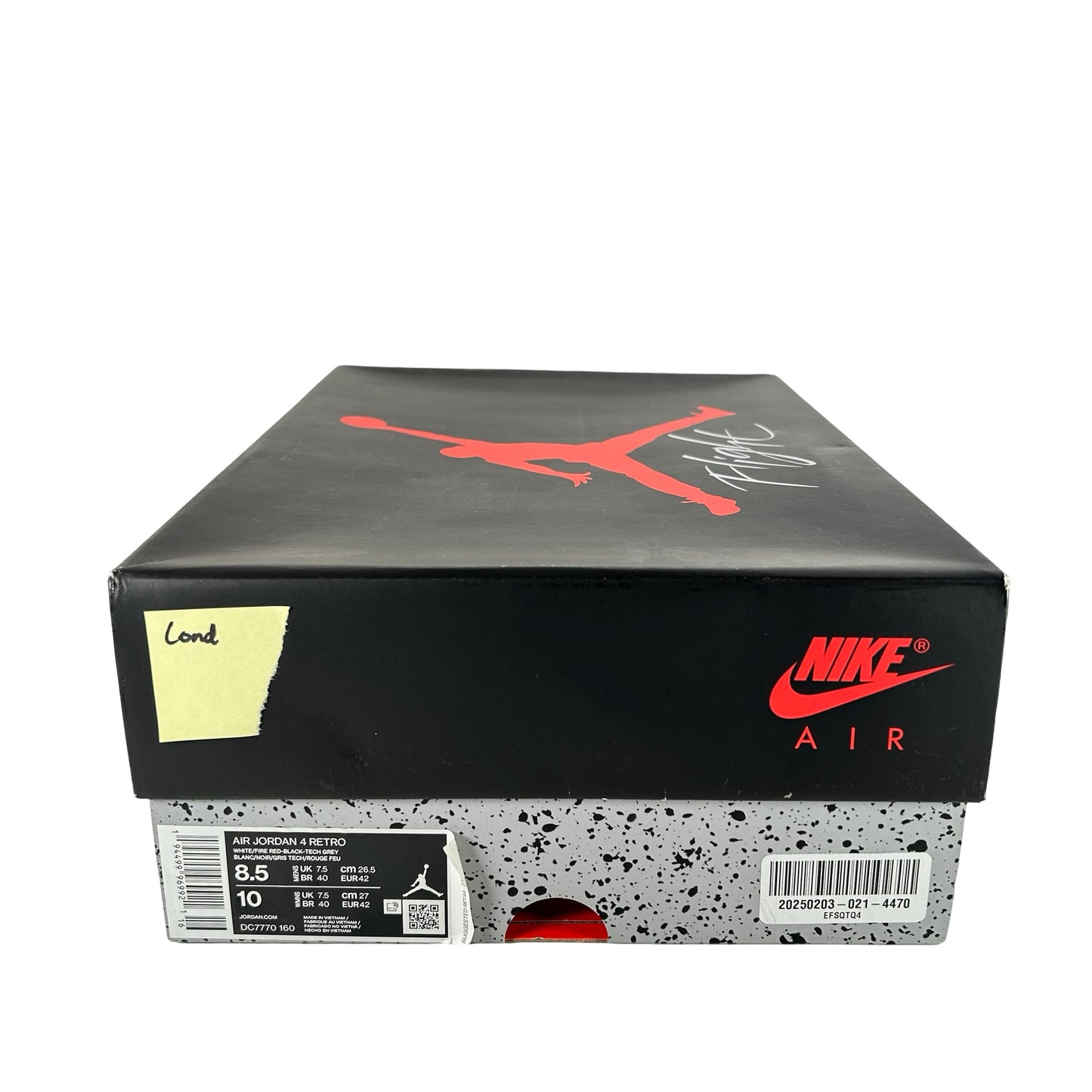 DC7770 160 Jordan 4 Retro Fire Red (2020) [CONDITIONAL] - 8.5 M (Red Bleeding on Tongue)