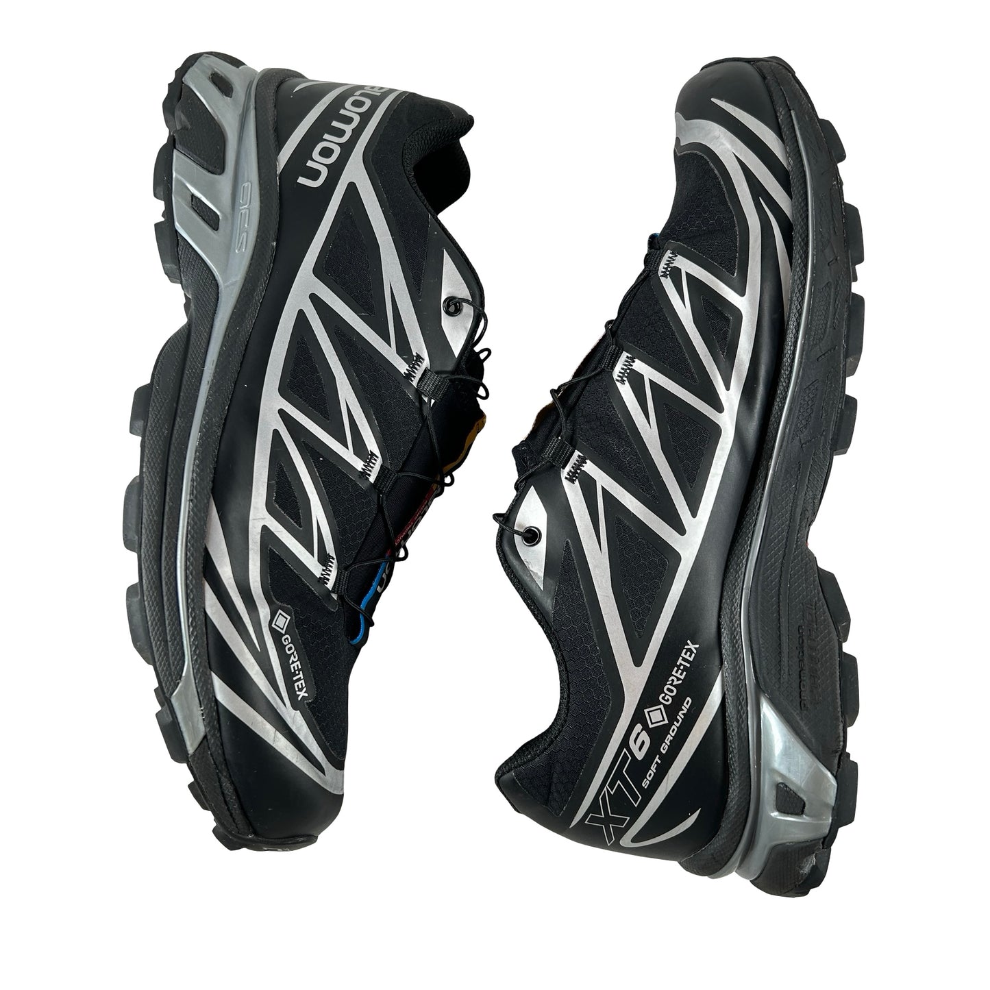 L47450600 Salomon XT-6 Gore-Tex Black Silver [USED] - 9 M (Used) (No Box) (No Insoles)