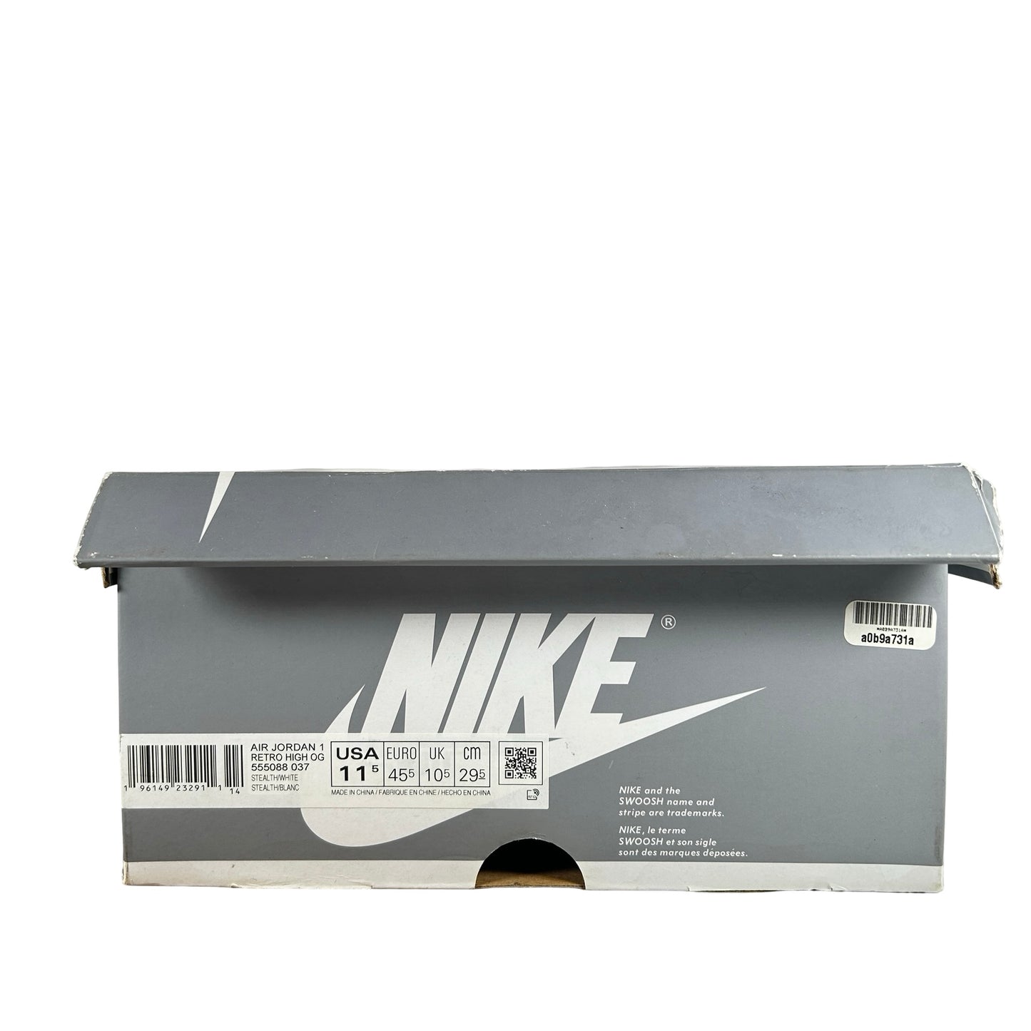555088 037 Jordan 1 Retro High OG Stealth [USED] - 11.5 M (Used)