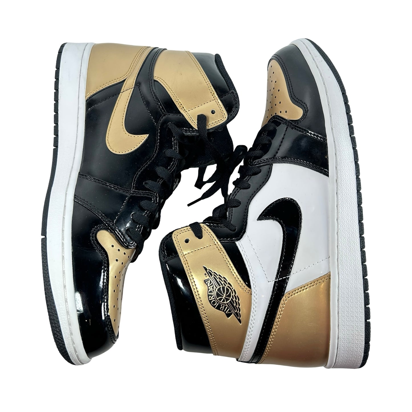 861428 007 Jordan 1 Retro High NRG Patent Gold Toe [USED] - 12 M (Used2)