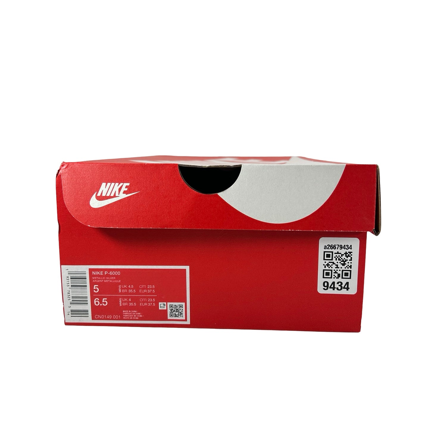CN0149 001 Nike P-6000 Metallic Silver [USED] - 5 M (Used)