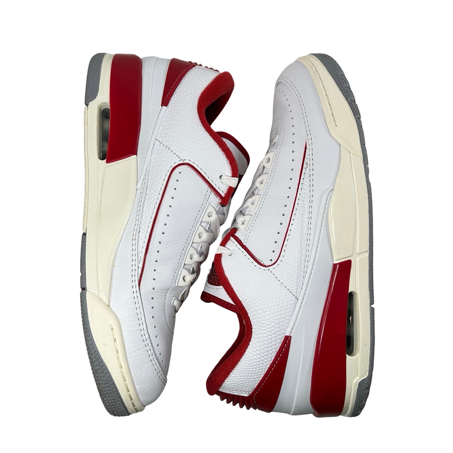 FD0383 161 Jordan 2/3 White Varsity Red [USED] - 10 M (Used)
