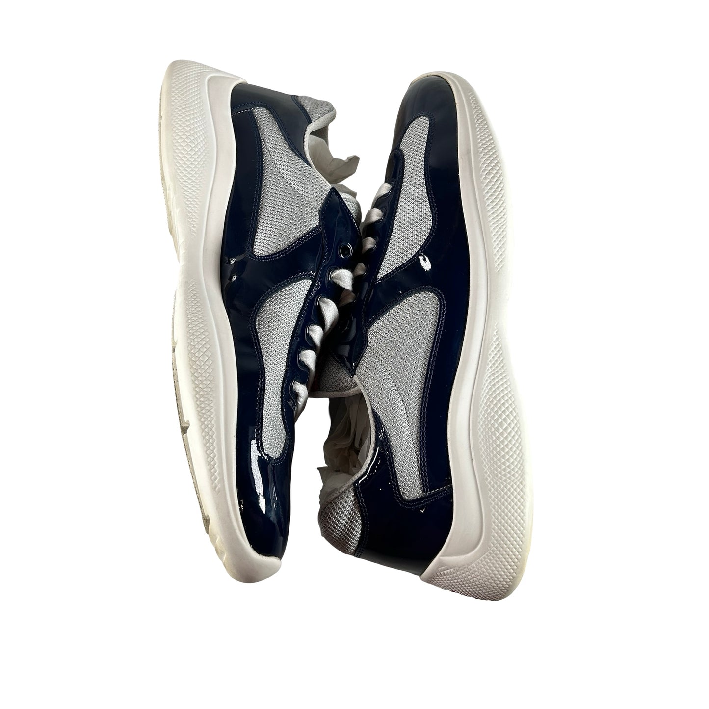 4E3400 ASZ F0FJT Prada America's Cup Royal Blue Silver [USED] - UK 11  / US 12 M (Used)