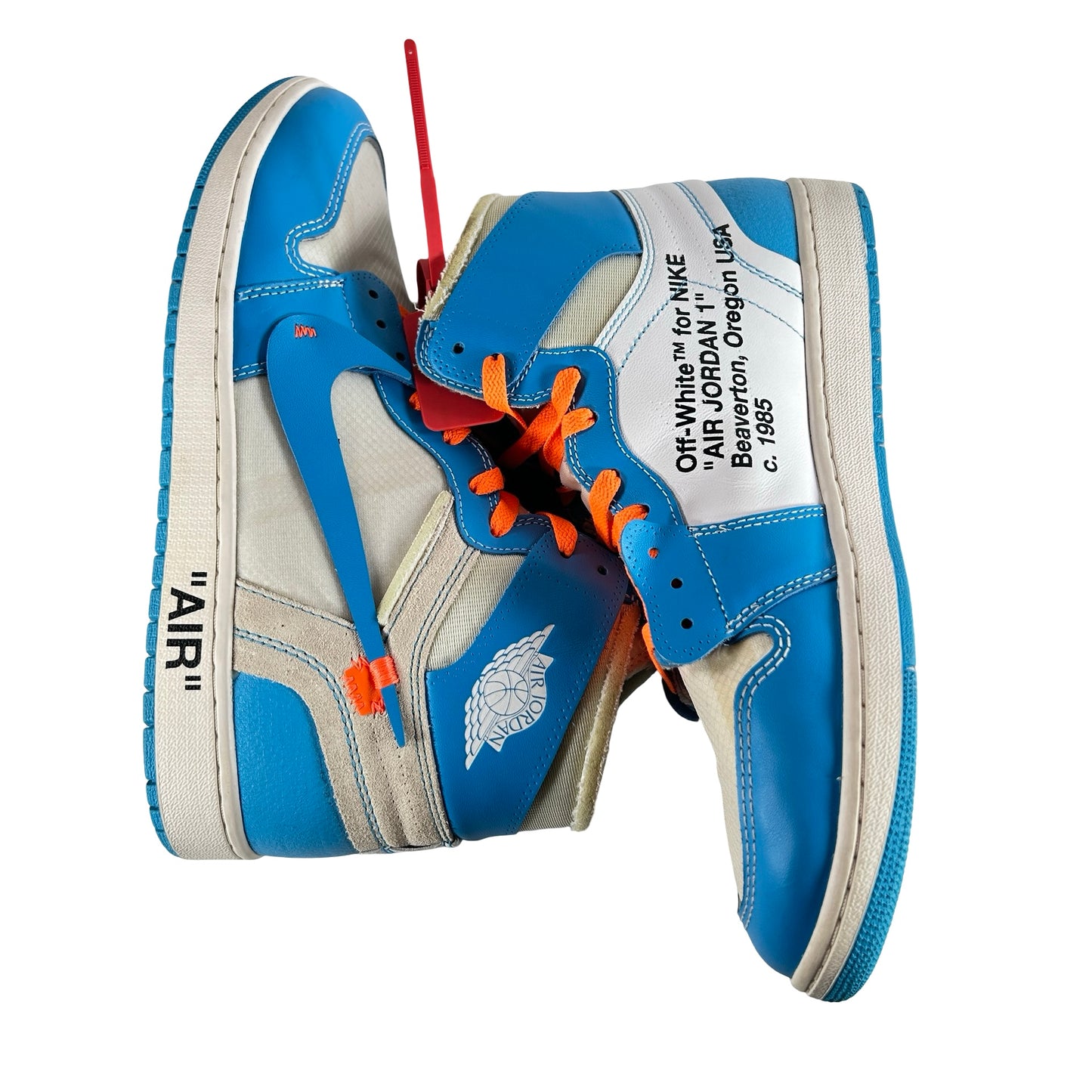 AQ0818 148 Jordan 1 Retro Alto Blanco roto UNC