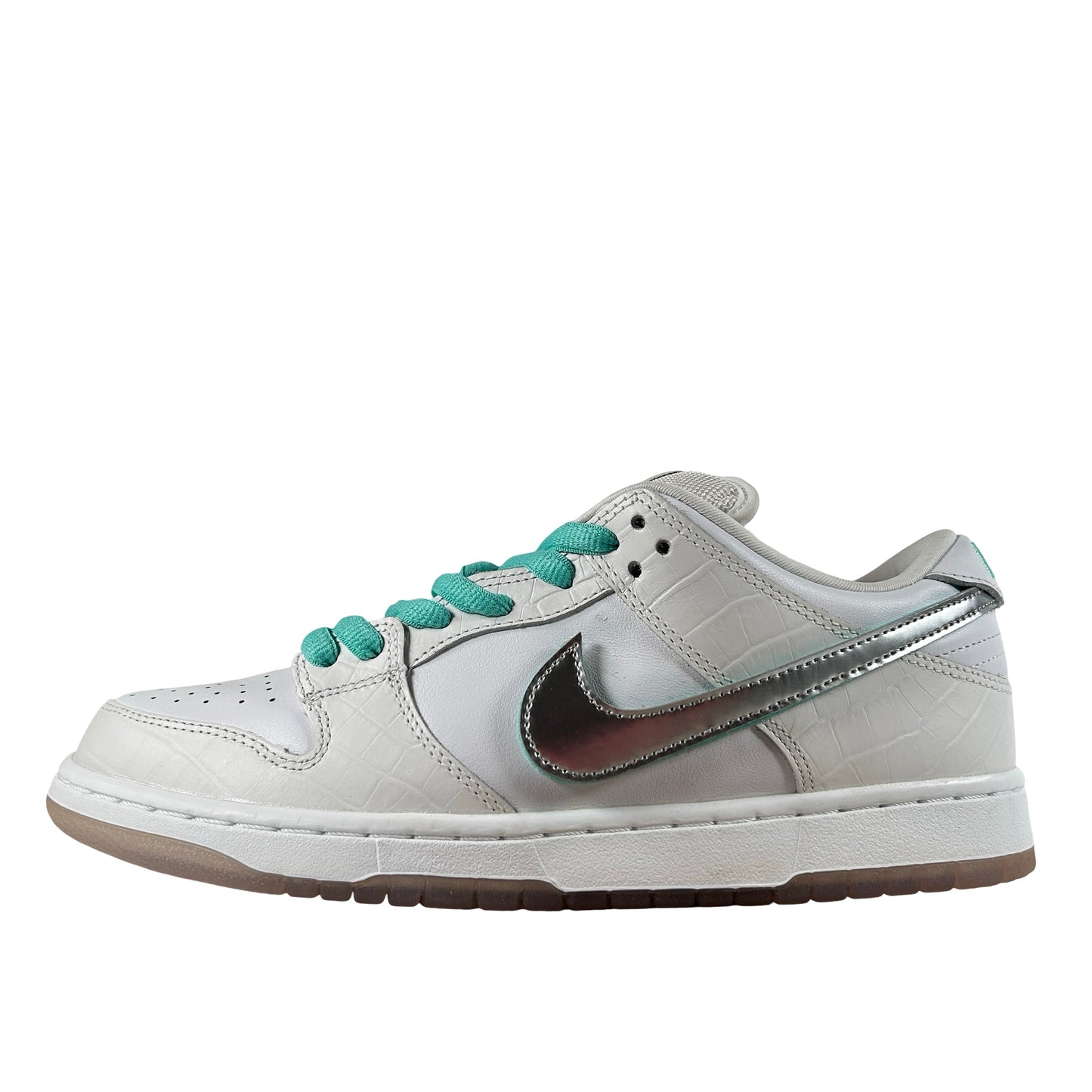 BV1310 100 Nike SB Dunk Low Diamond Supply Co. White Diamond [CONDITIONAL] - 9 M (Yellowing)