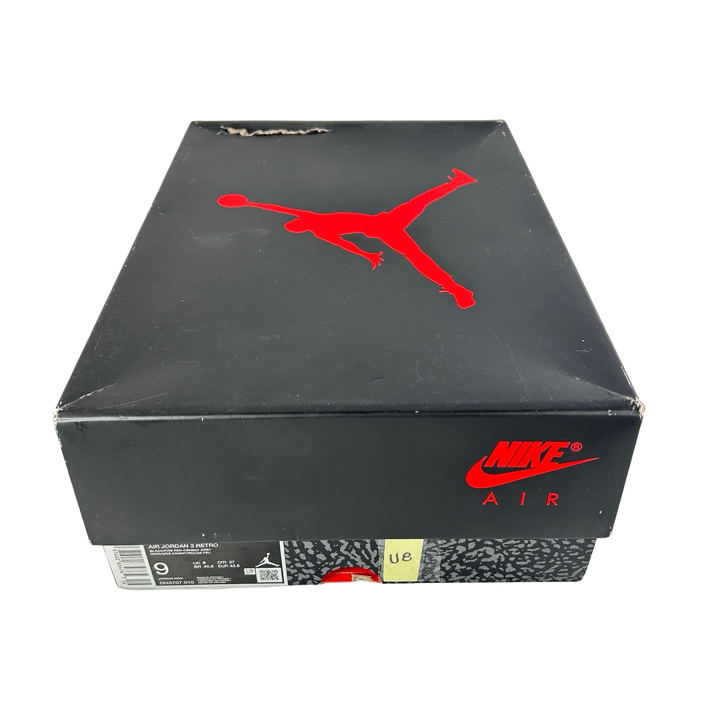 DN3707 010 Jordan 3 Retro Black Cement Reimagined (2024) [USED] - 9 M (Used8)