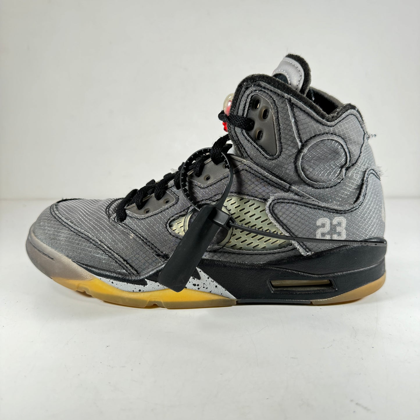 CT8480 001 Jordan 5 Off-White Black [USED] - 8.5 M (Used) (No Box)