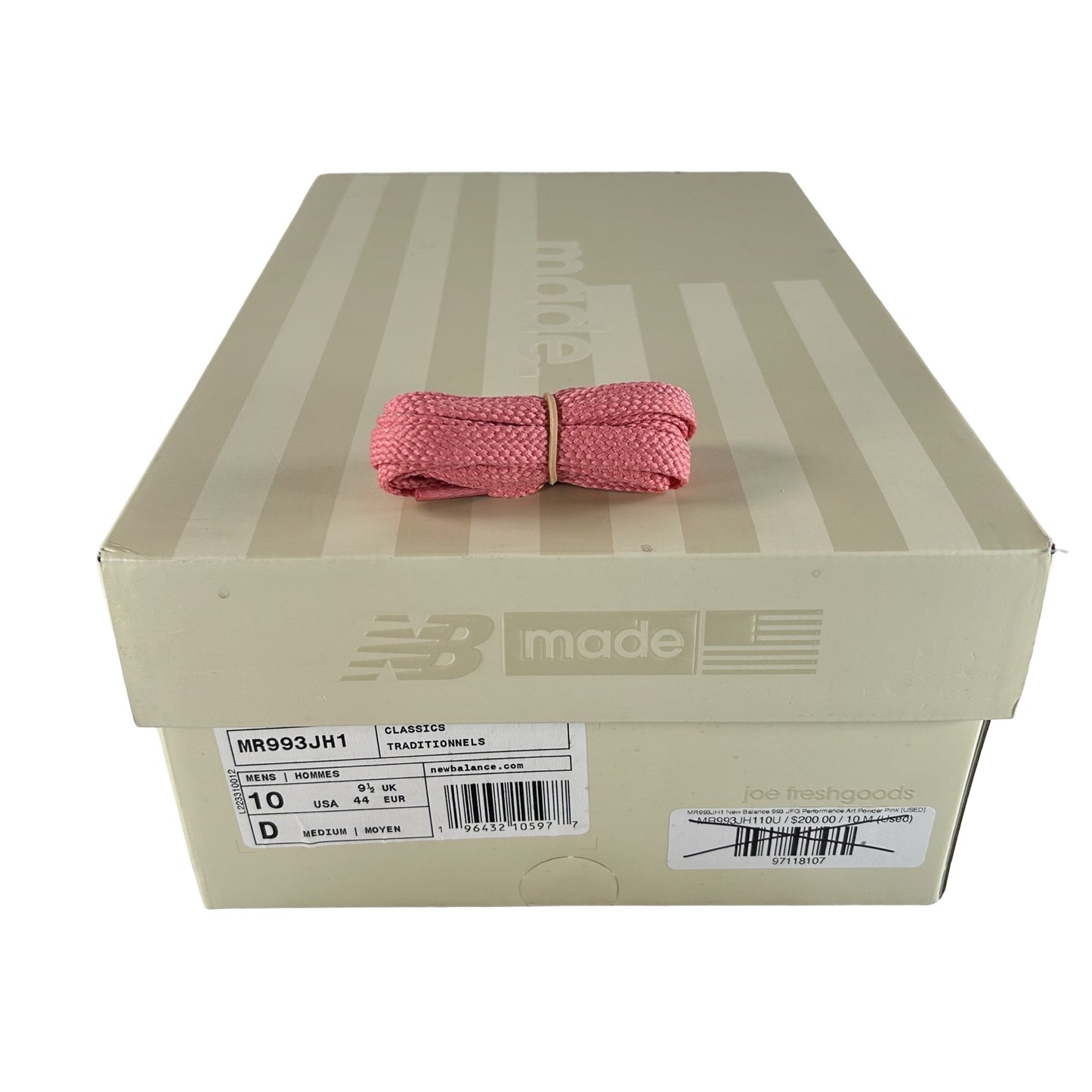 MR993JH1 New Balance 993 JFG Performance Art Powder Pink [USED] - 10 M (Used)